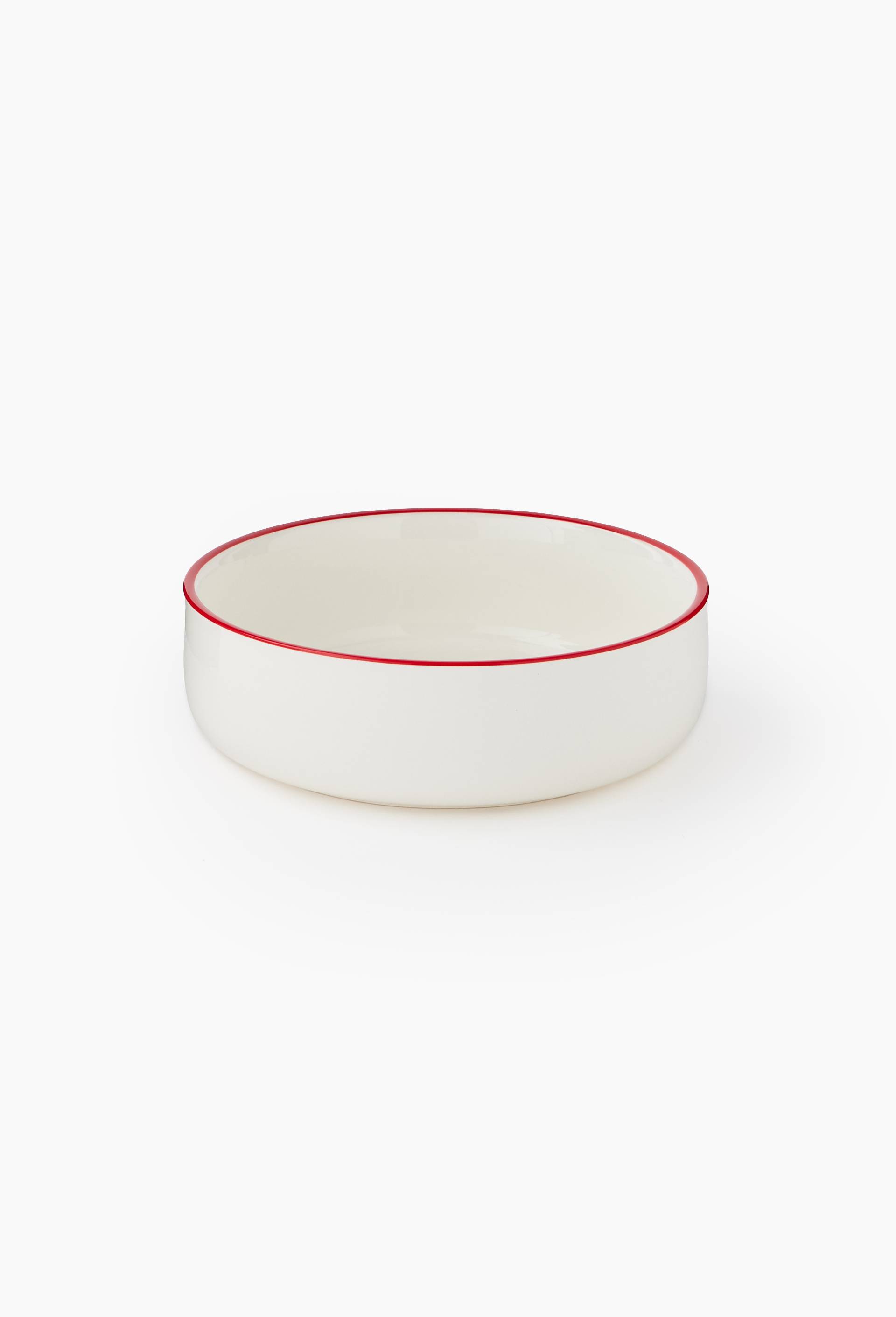 Saladier finition liser&eacute;, 18cm, Rouge, large image number 0.0