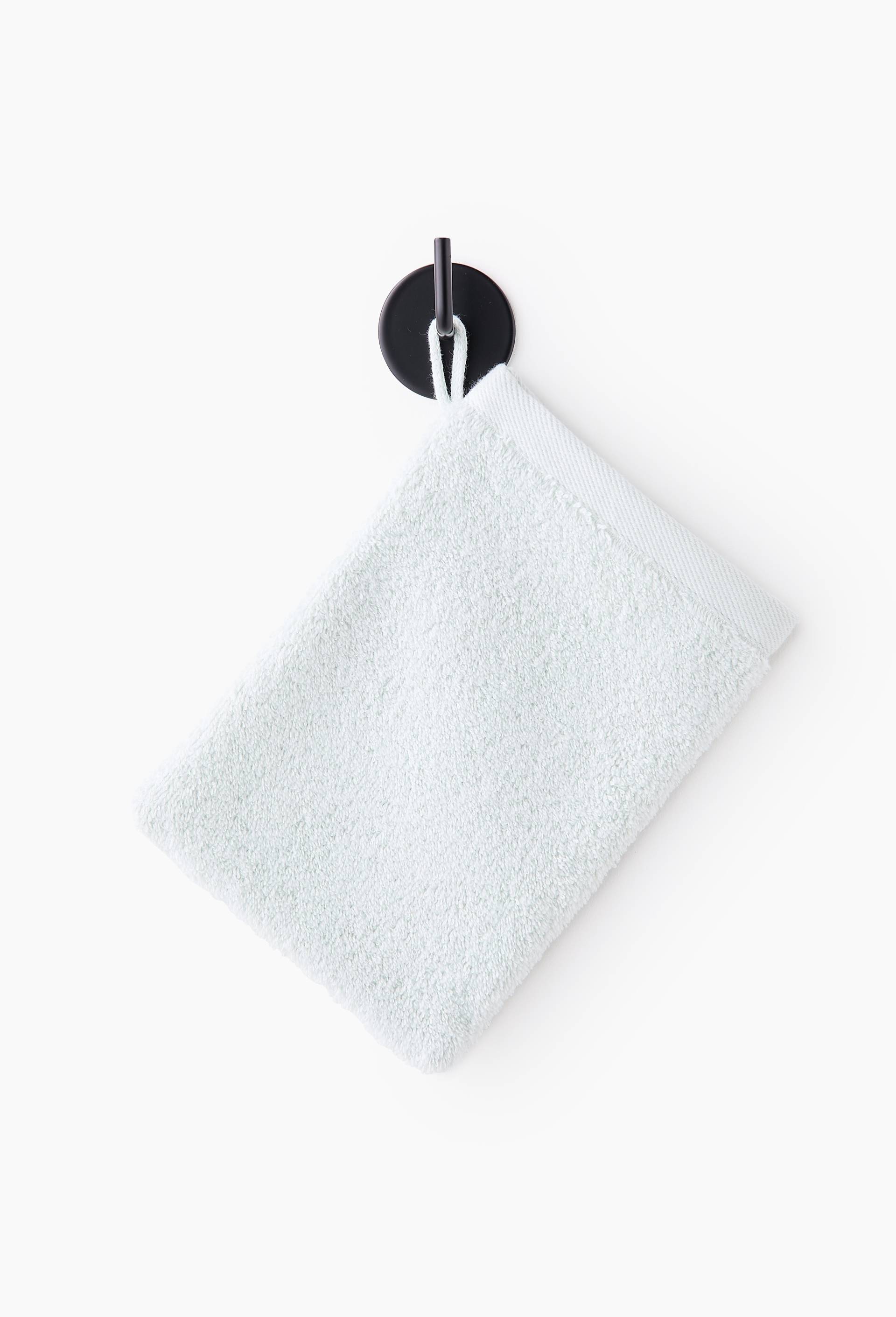 Lot de 2 gants de toilette, en coton BIO GOTS, Bleu clair, large image number 0