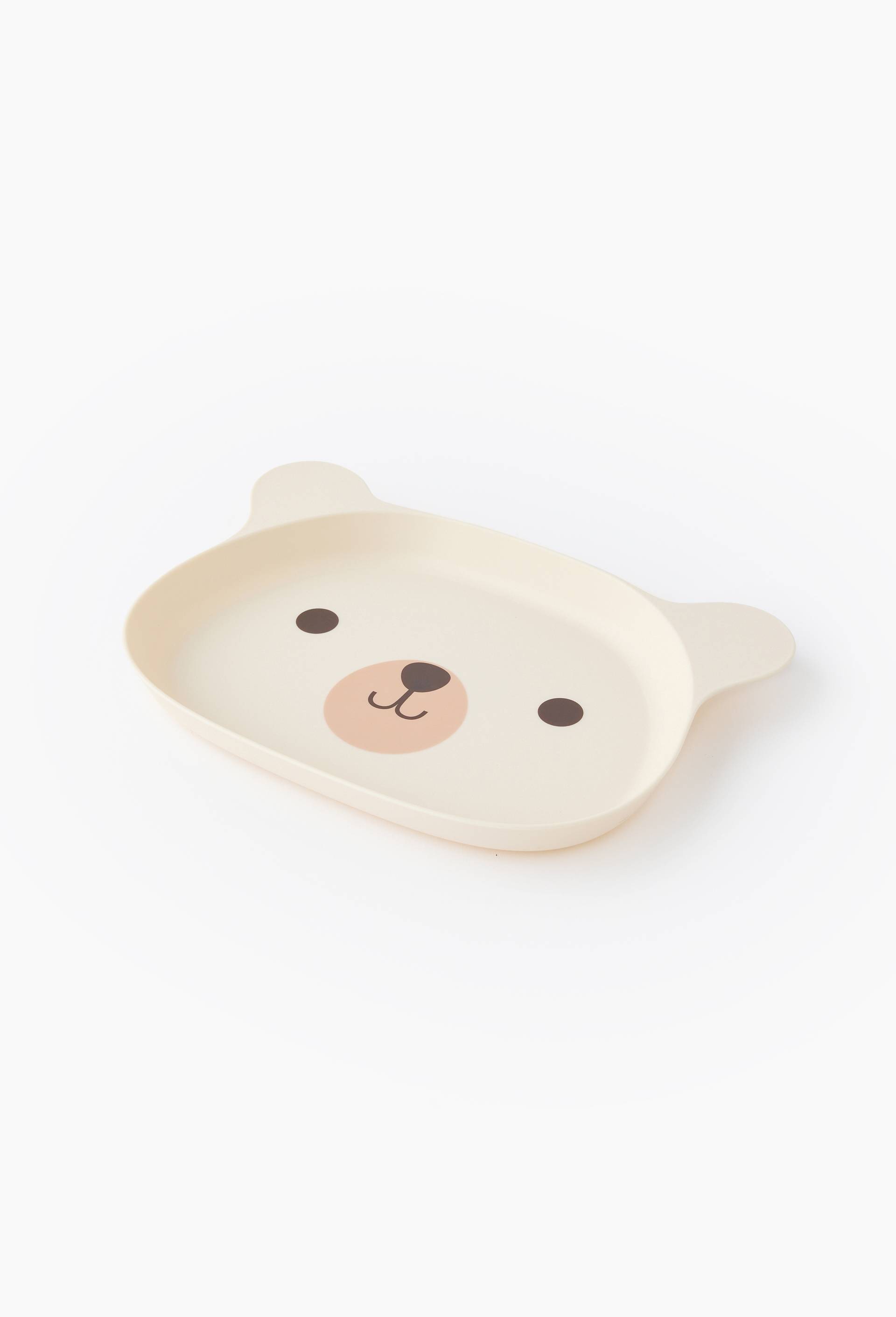 Assiette pour enfant, 22cm, Ecru, large image number 0.0