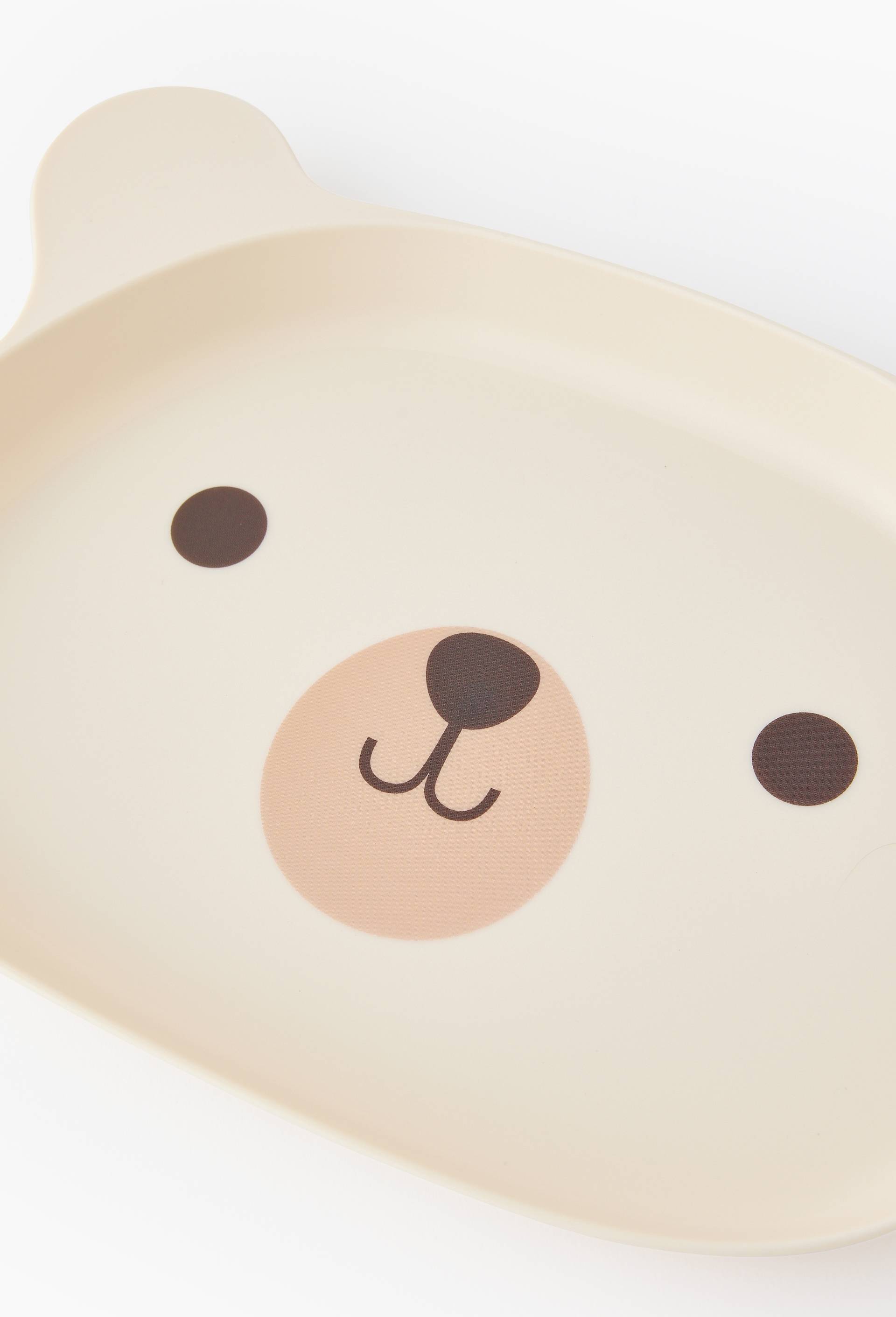 Assiette pour enfant, 22cm, Ecru, large image number 1