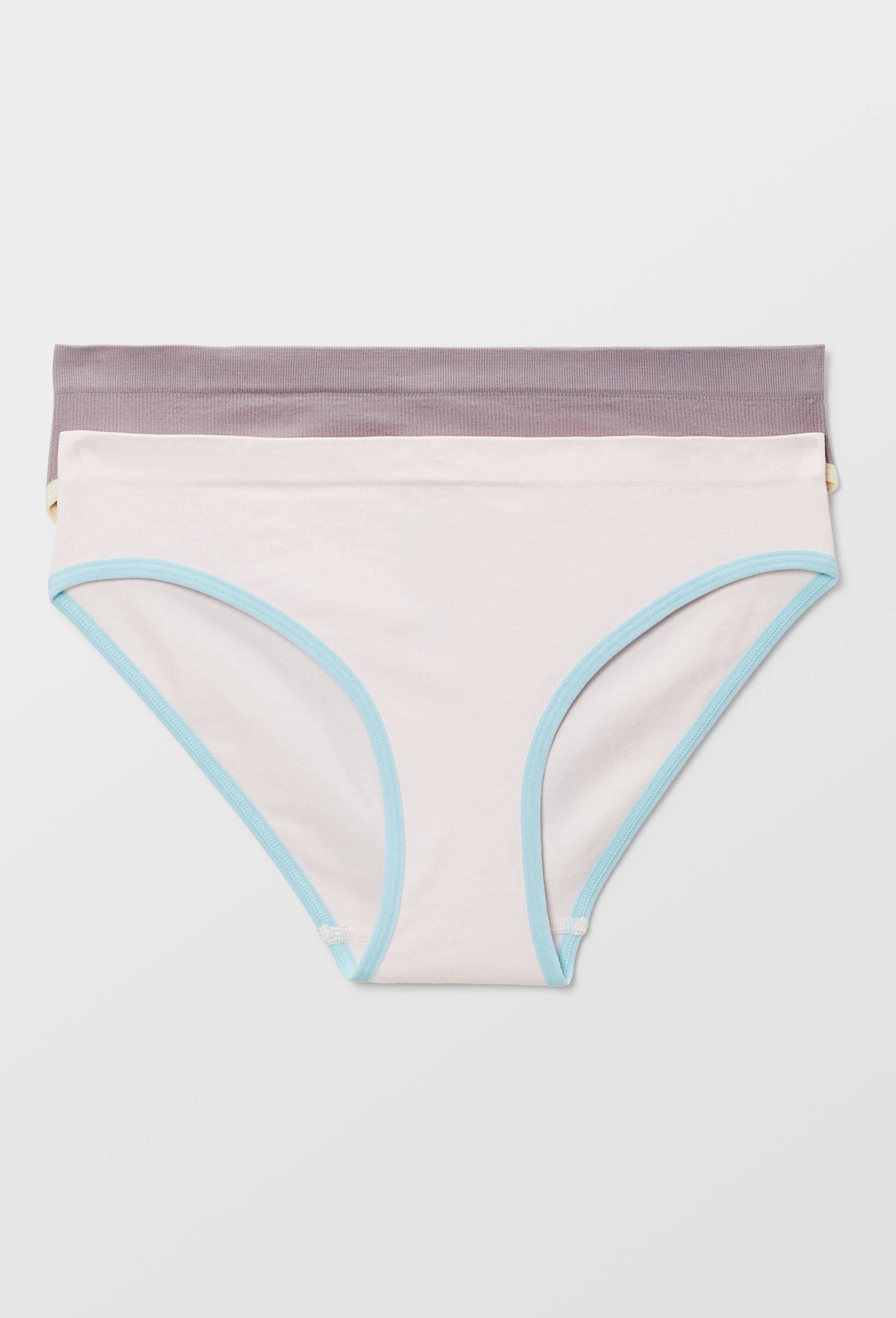 Lot de 2 culottes sans coutures LISA bicolores, Violet, large image number 0