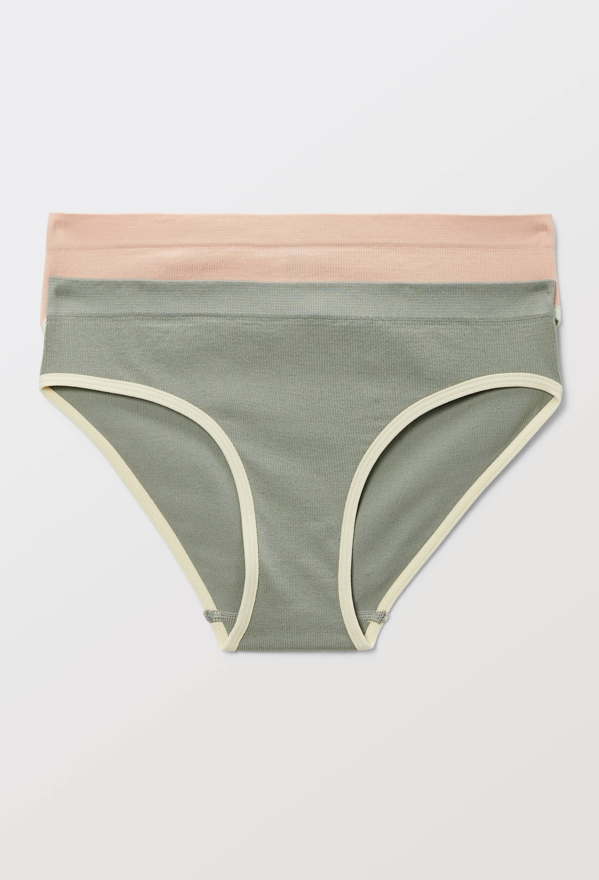 Lot de 2 culottes sans coutures LISA bicolores, Vert, large image number 1.0