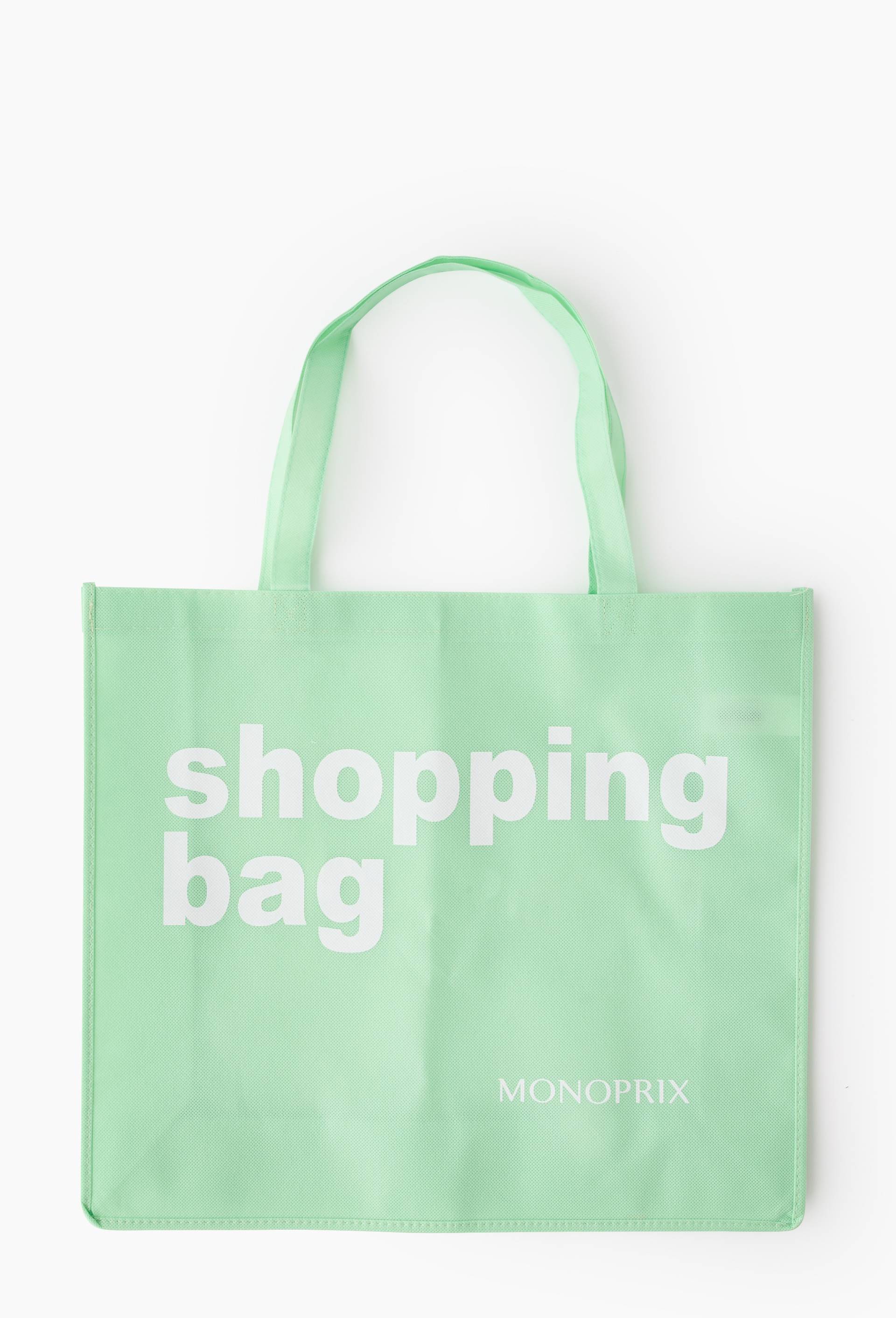 Sac shopping bag , en polypropyl&egrave;ne non tiss&eacute; , 45*40*14 cm, Bleu clair, large image number 1