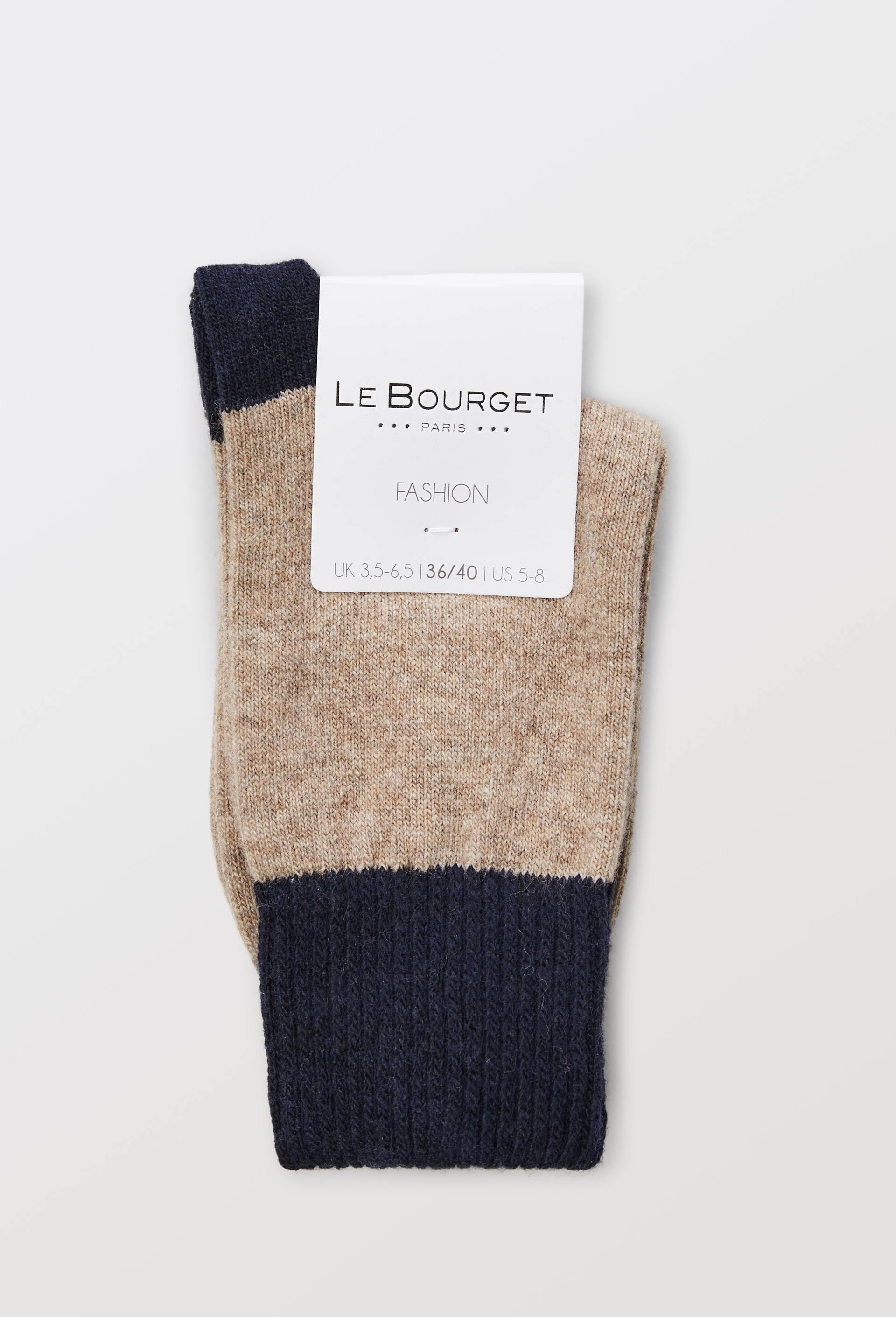 Paire de chaussettes fantaisie Le Bourget, Beige, large image number 3.0