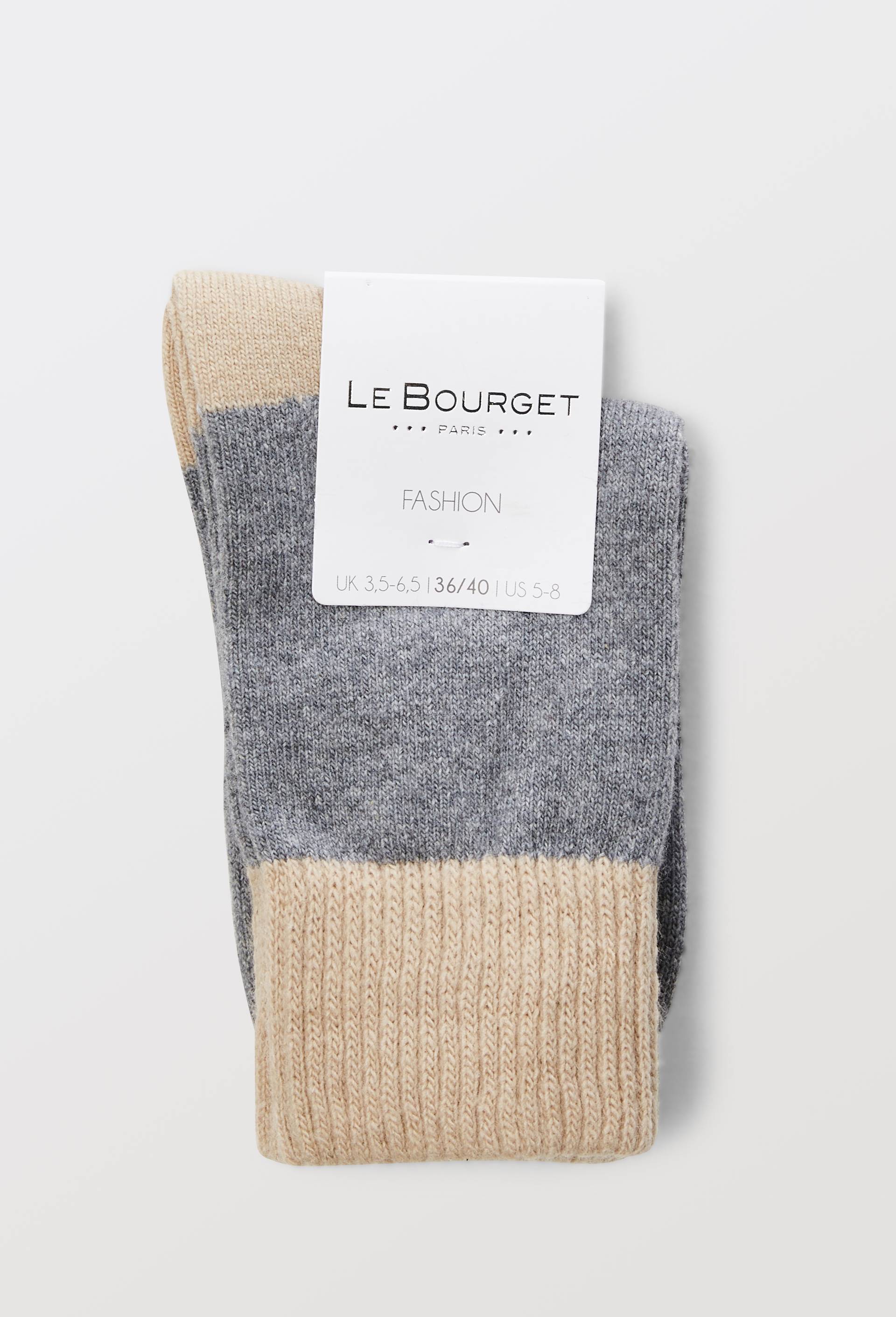 Paire de chaussettes fantaisie Le Bourget, Gris, large image number 3
