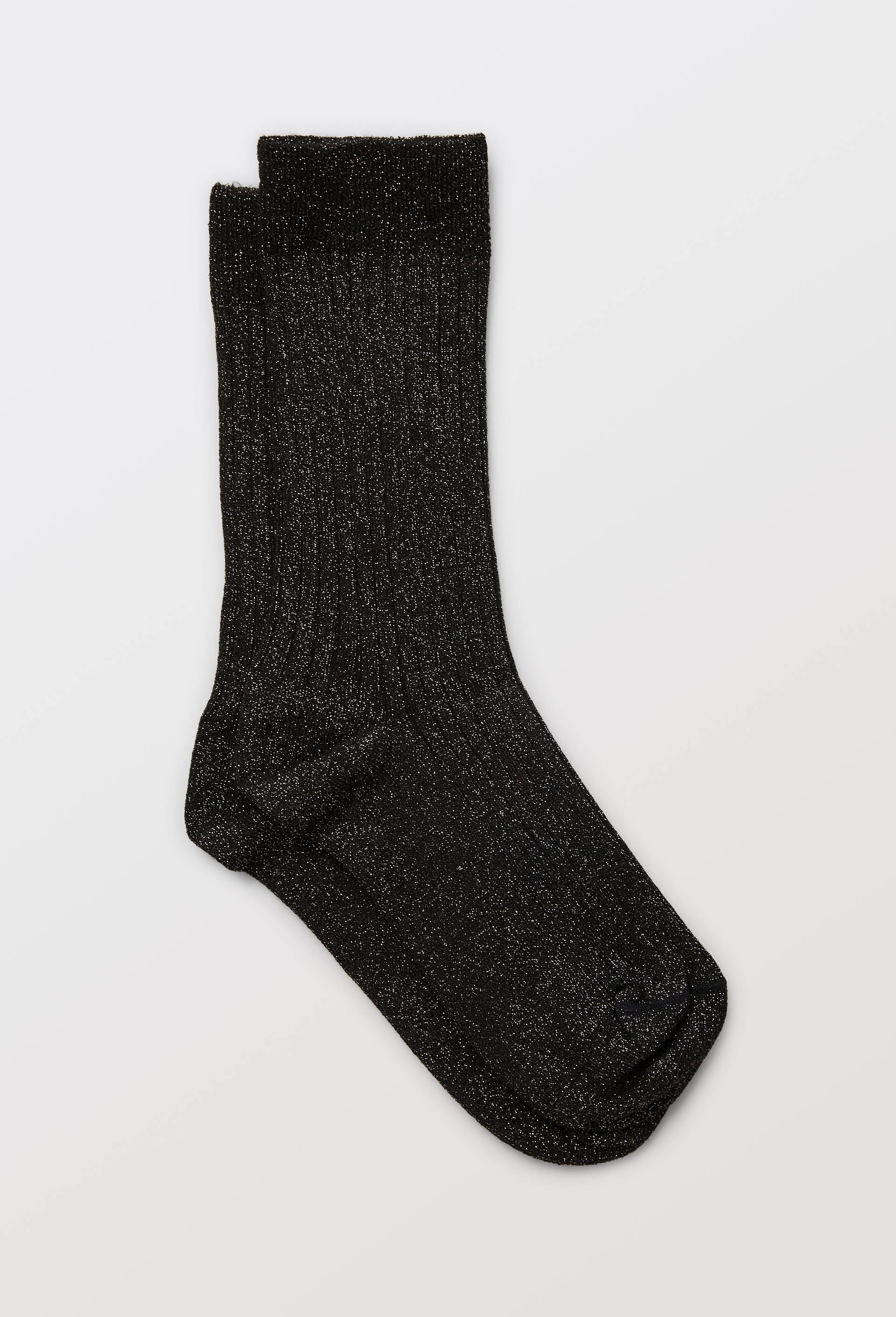 Paire de chaussettes fantaisie avec du lurex Le Bourget, Noir, large image number 0