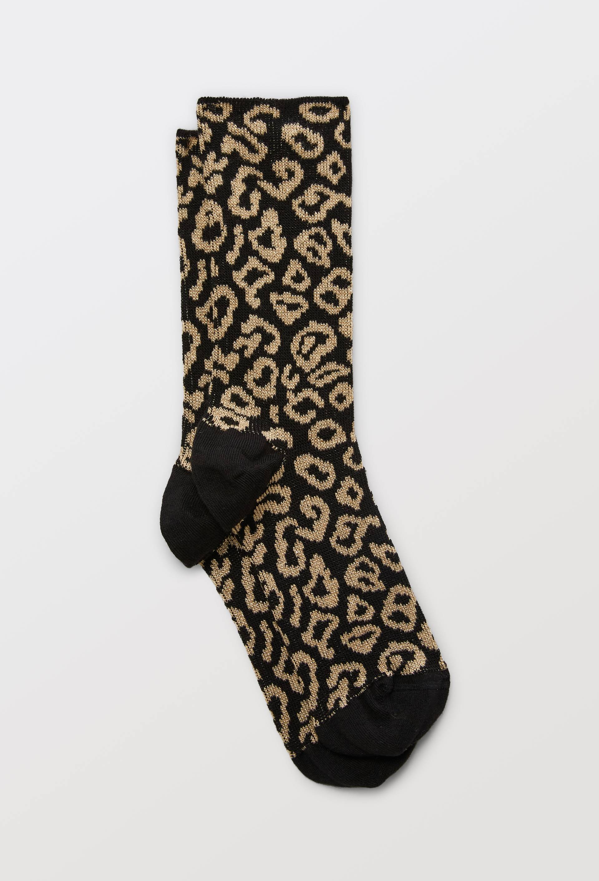 Paire de chaussettes fantaisie avec du lurex Le Bourget, Or, large image number 1.0