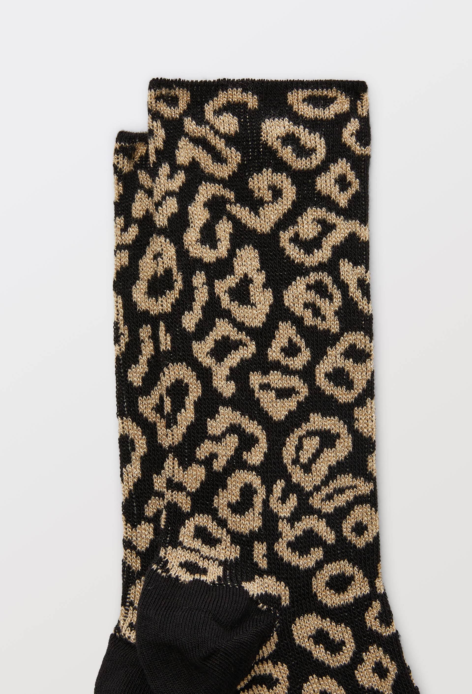 Paire de chaussettes fantaisie avec du lurex Le Bourget, Or, large image number 2