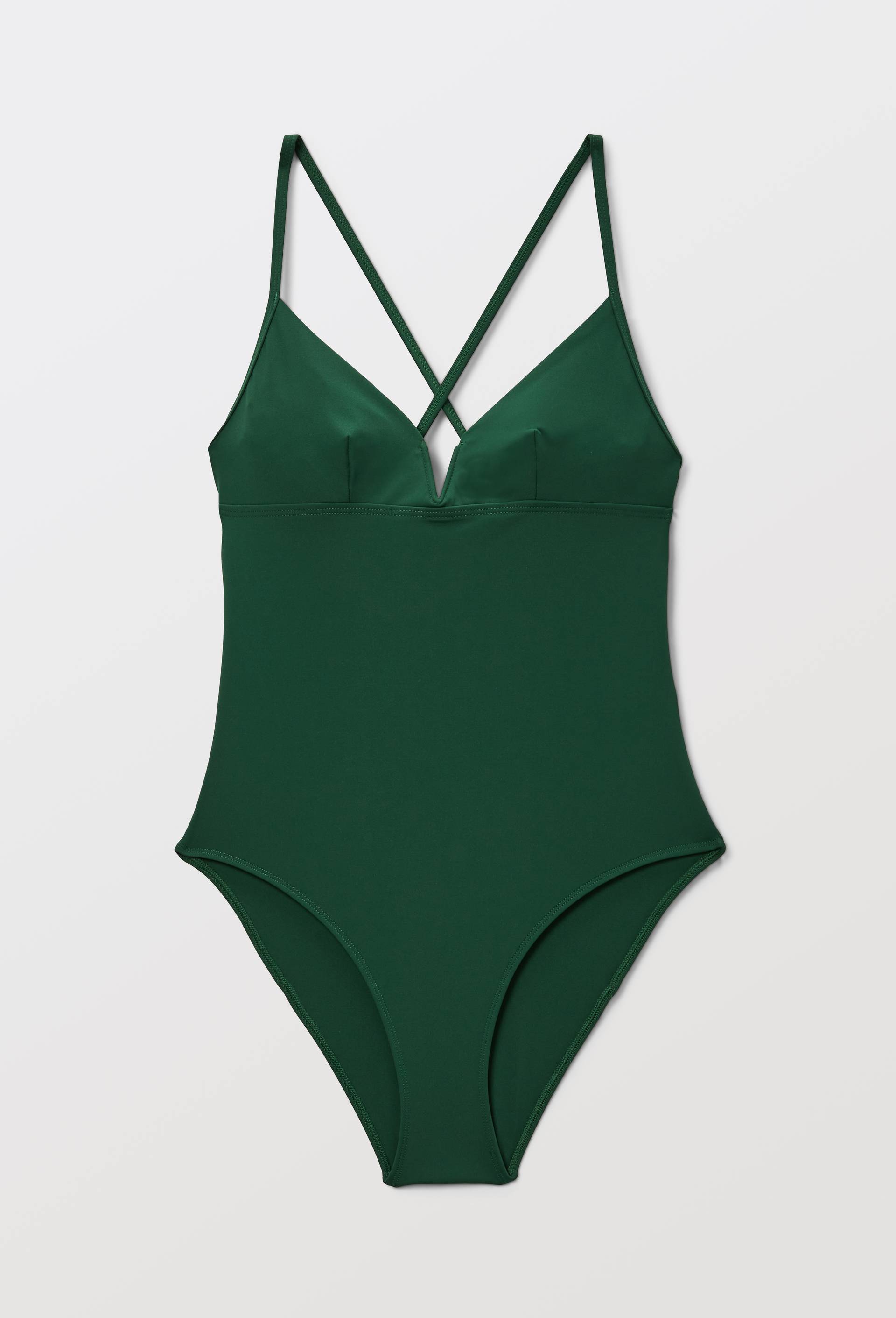 Maillot de bain 1 pi&egrave;ce VALERIA, Vert fonc&eacute;, large image number 2