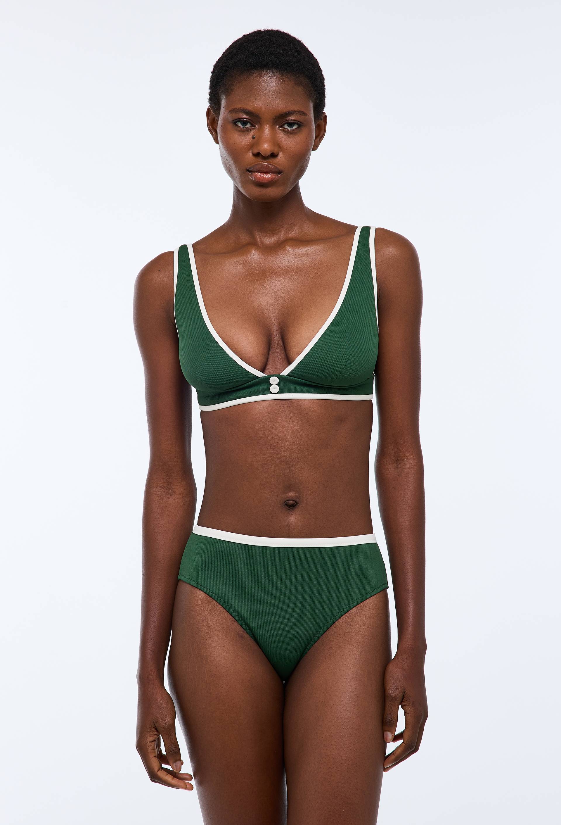 Bas de maillot de bain CROISIERE, Vert fonc&eacute;, swatch image