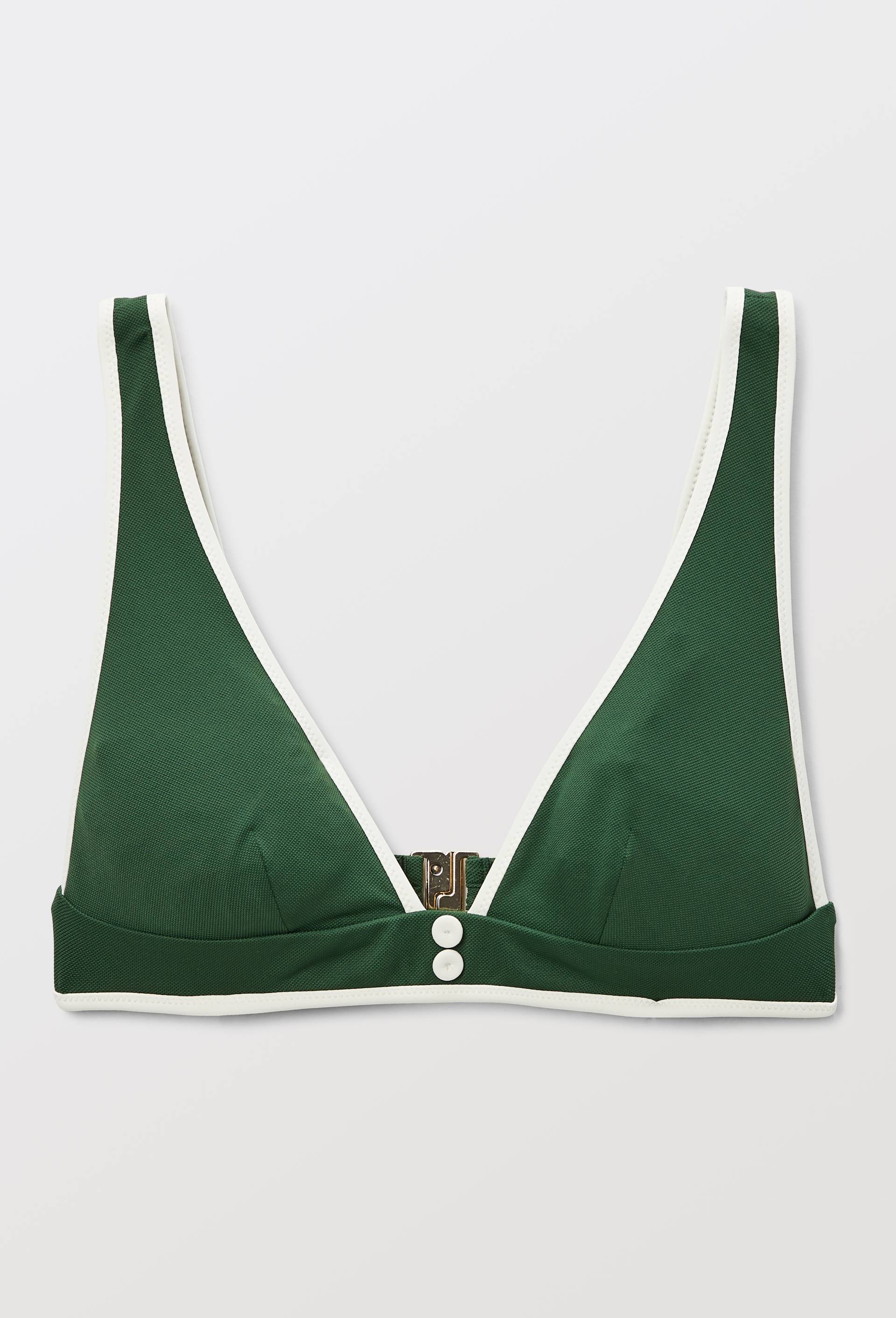 Haut de maillot de bain CROISIERE, Vert fonc&eacute;, large image number 3