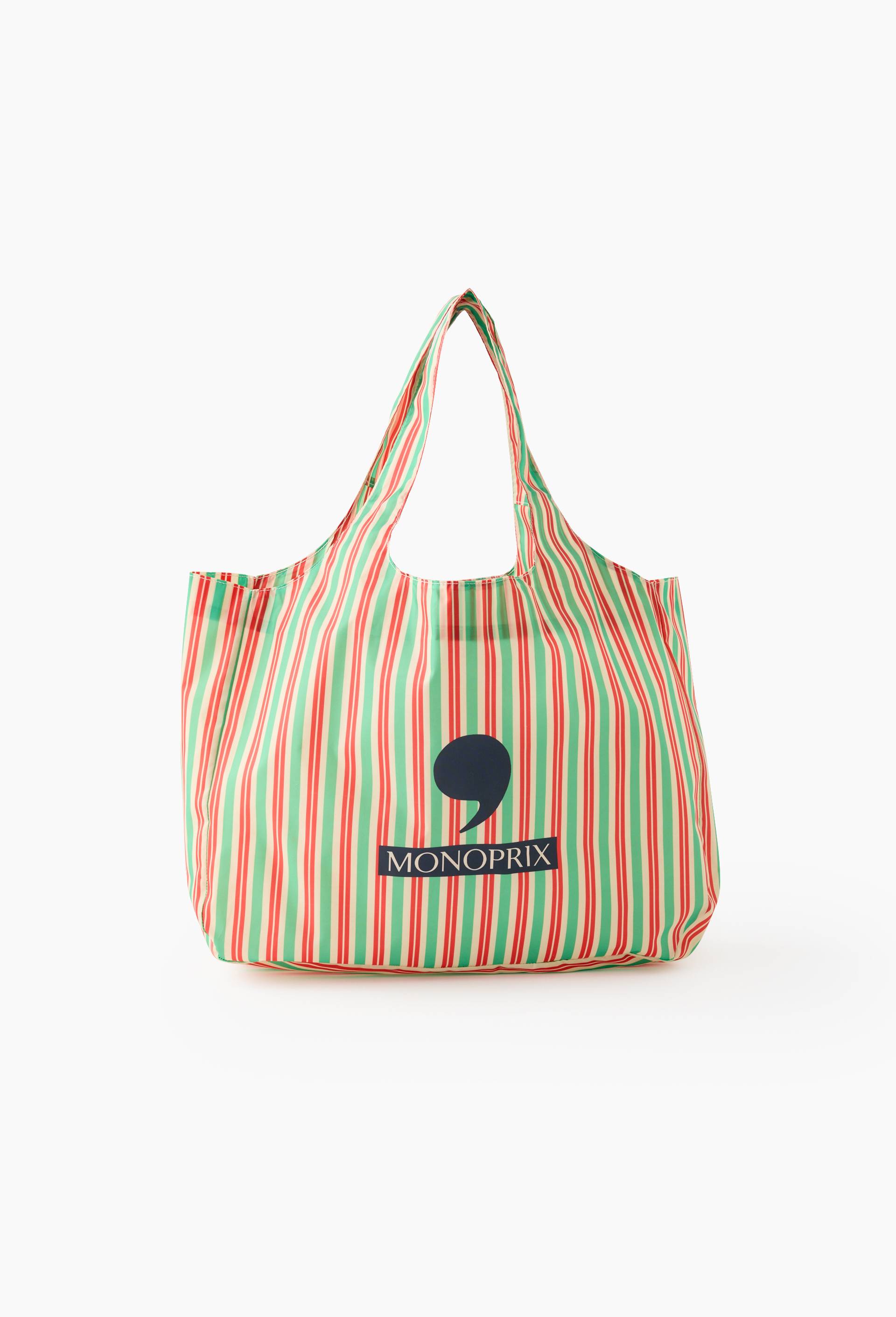Sac dd raye, en polyester recycl&eacute; ,40x11x30cm, Multicolore, large image number 0