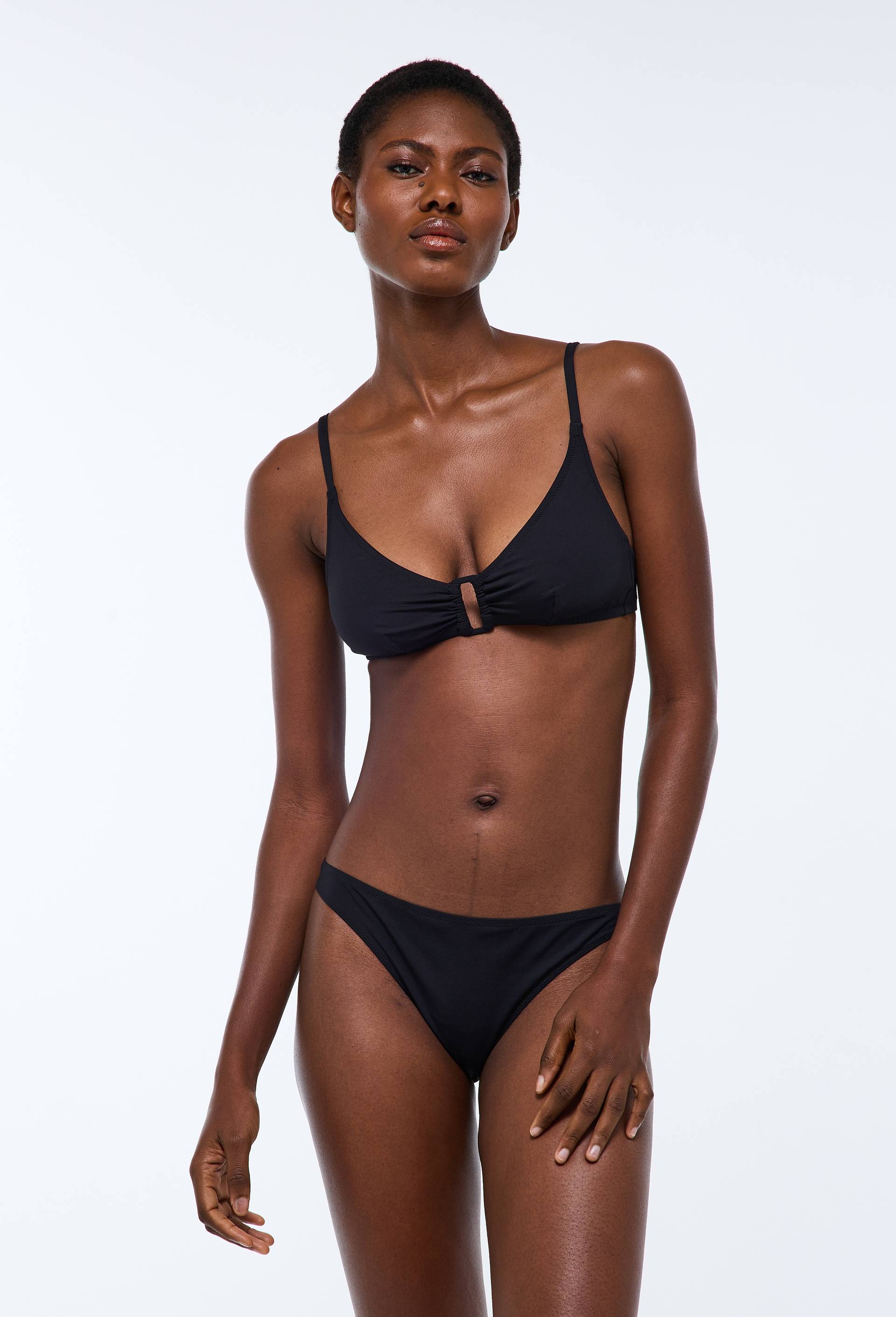 Bas de maillot de bain LEO, Noir, large image number 0