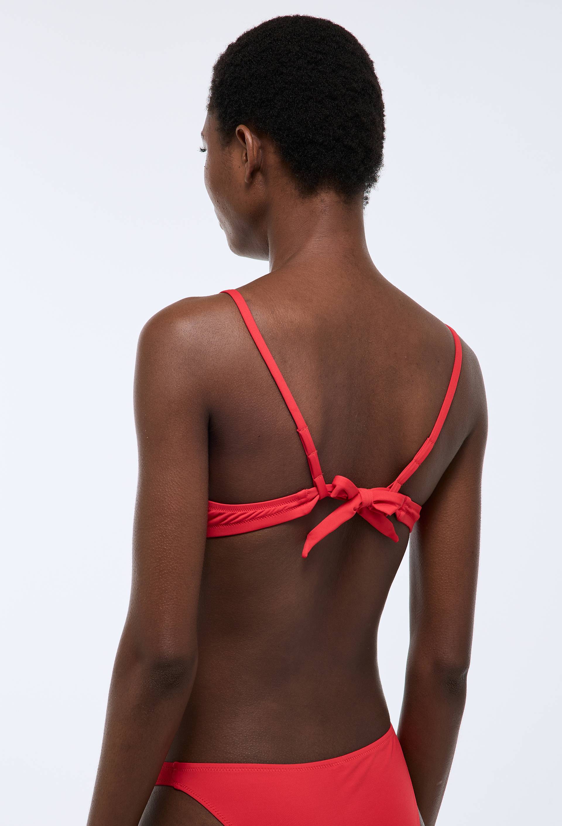 Haut de maillot de bain LEO, Rouge, large image number 1