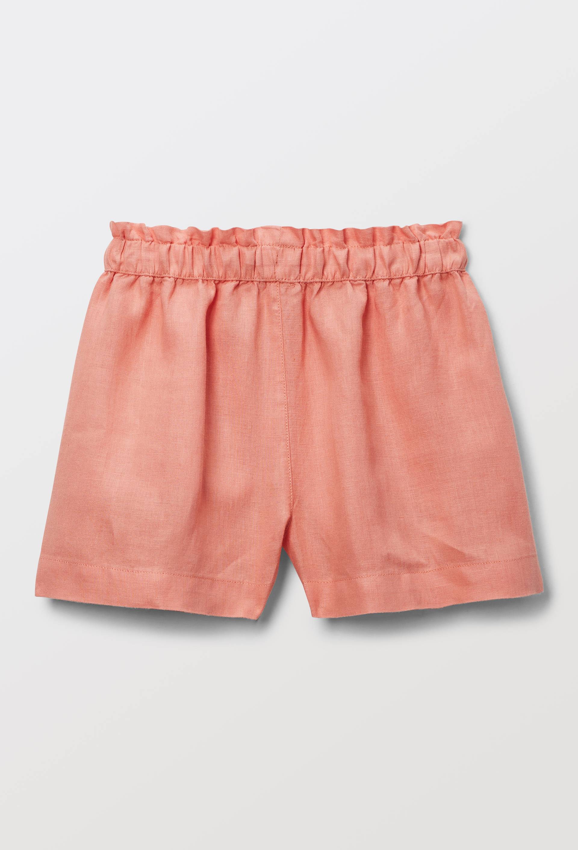 Short uni en lin, Rose, large image number 2.0
