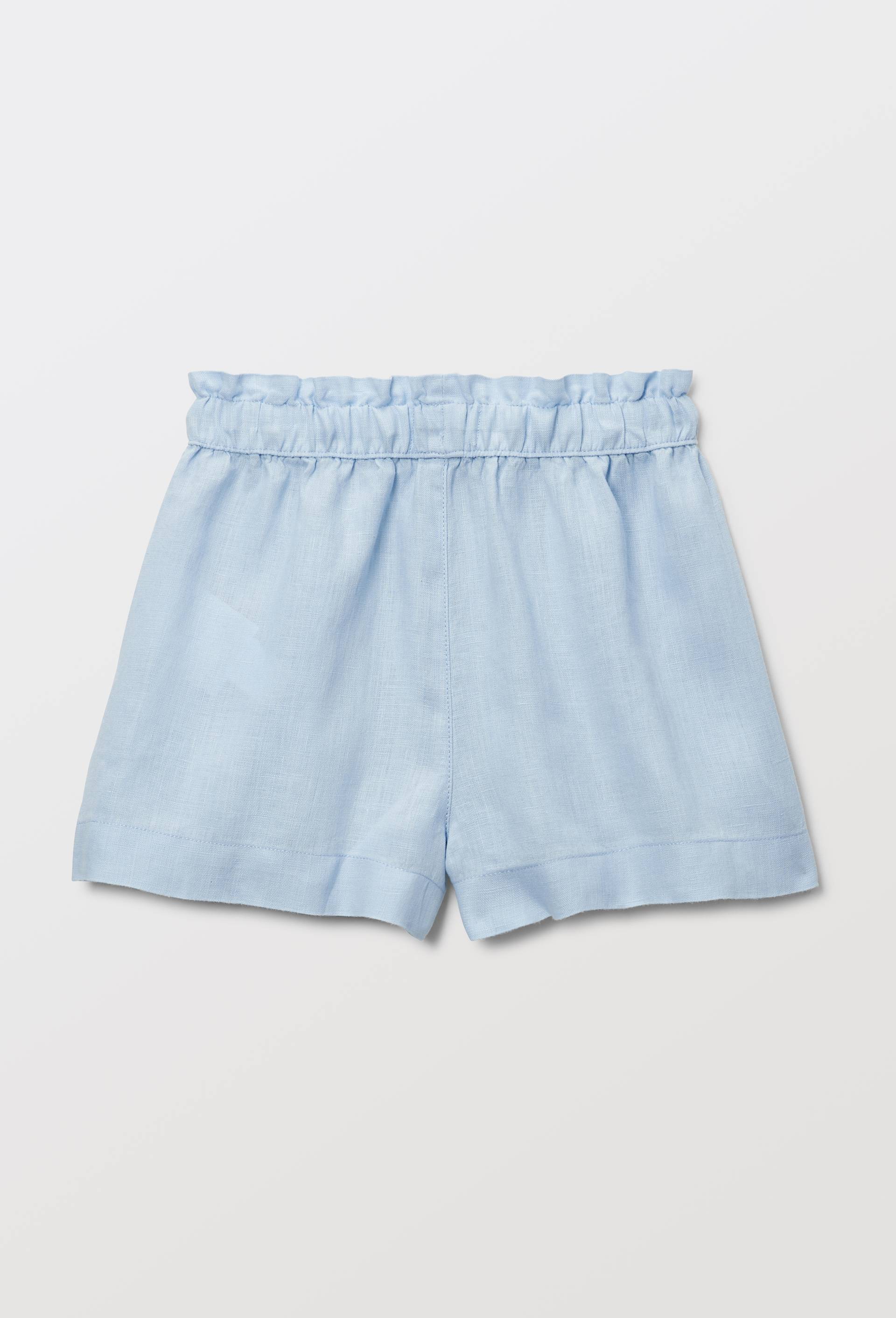 Short uni en lin, Bleu clair, large image number 2