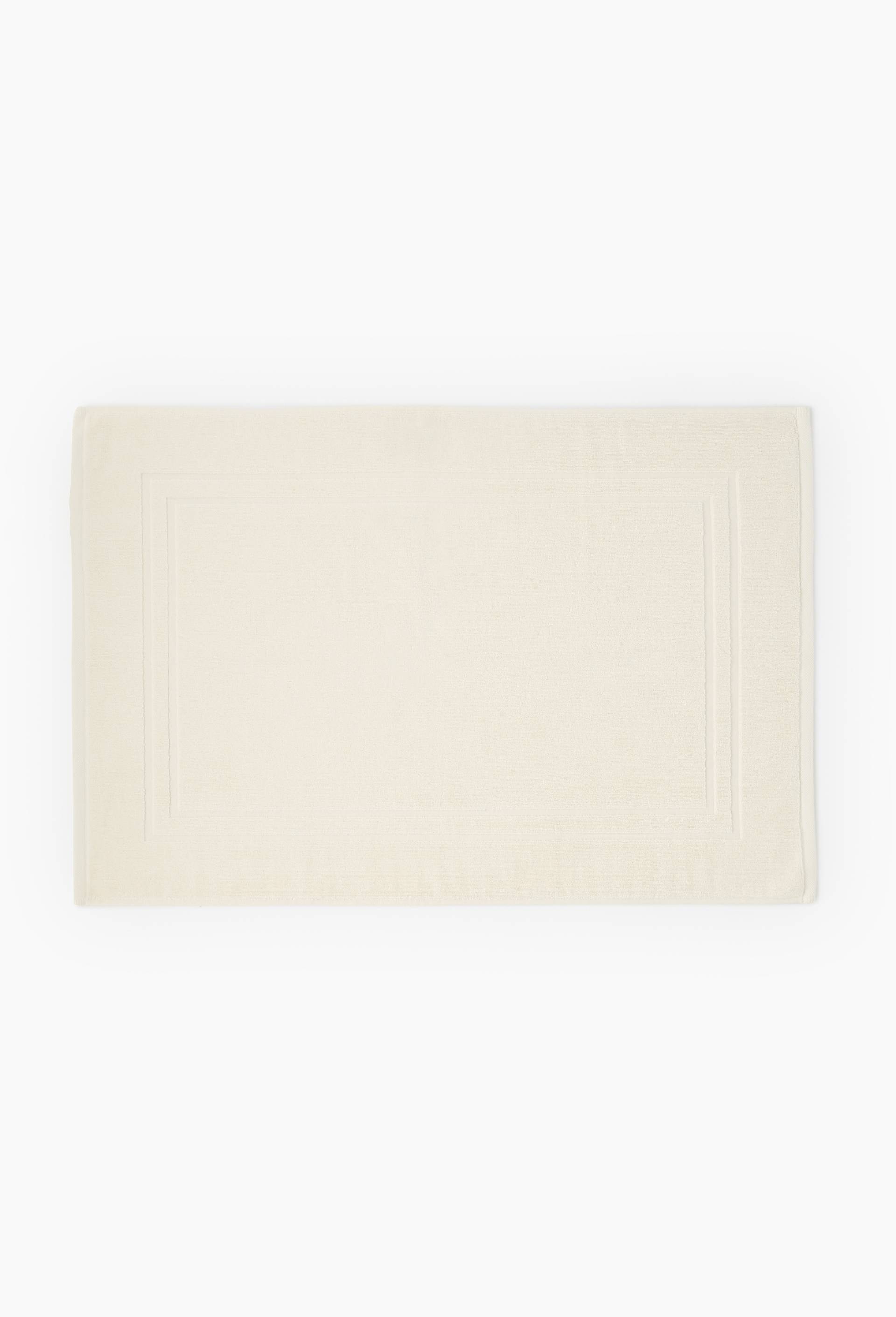 Tapis de bain, 60x90cm, 100% coton bio GOTS, Beige clair, large image number 0