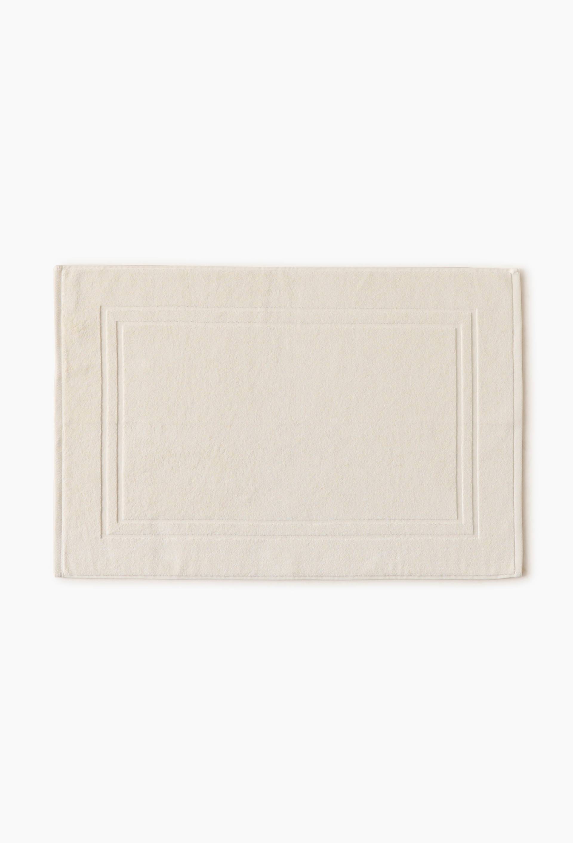 Tapis de bain, 60x90cm, 100% coton bio GOTS, Beige clair, large image number 0
