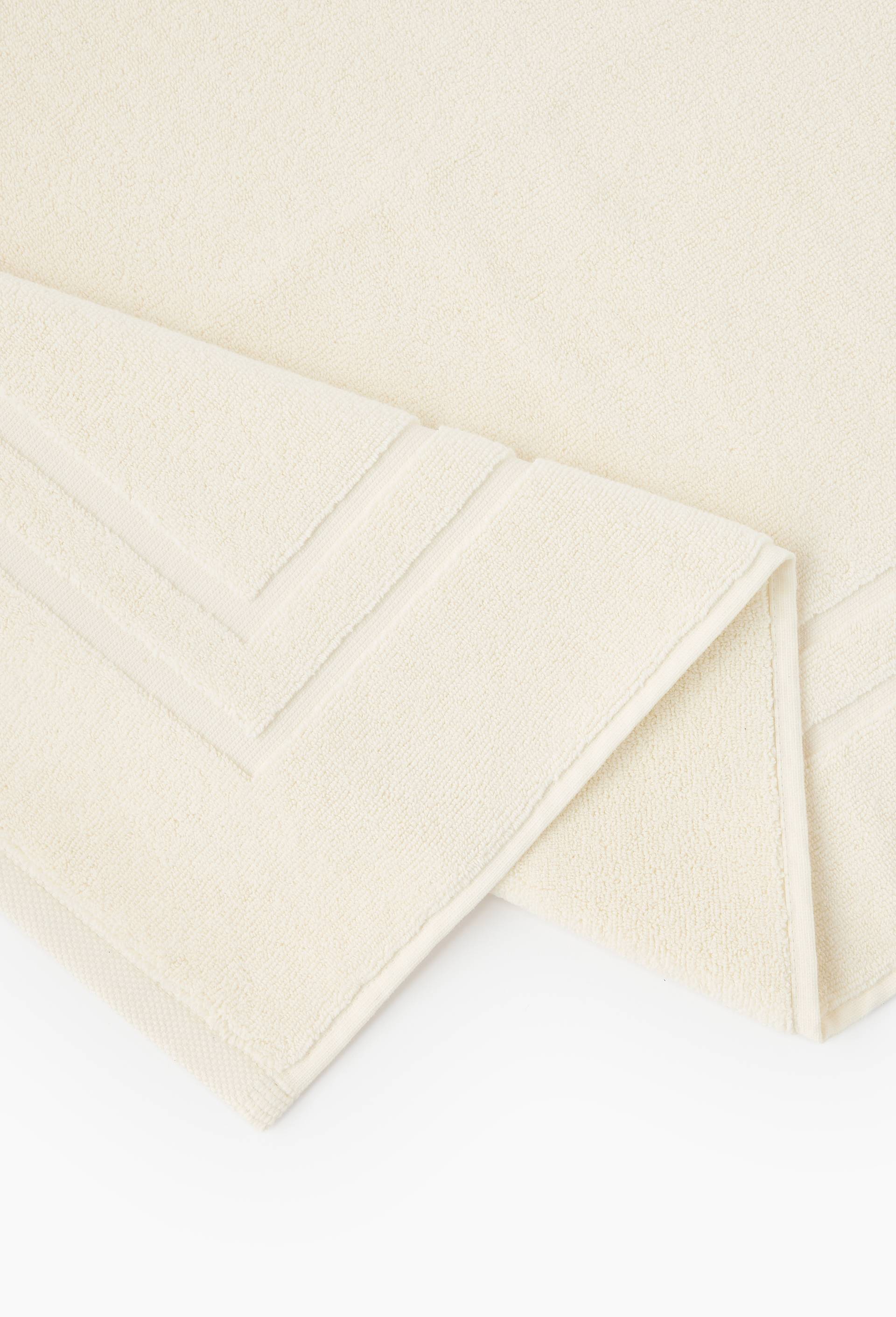 Tapis de bain, 60x90cm, 100% coton bio GOTS, Beige clair, large image number 1