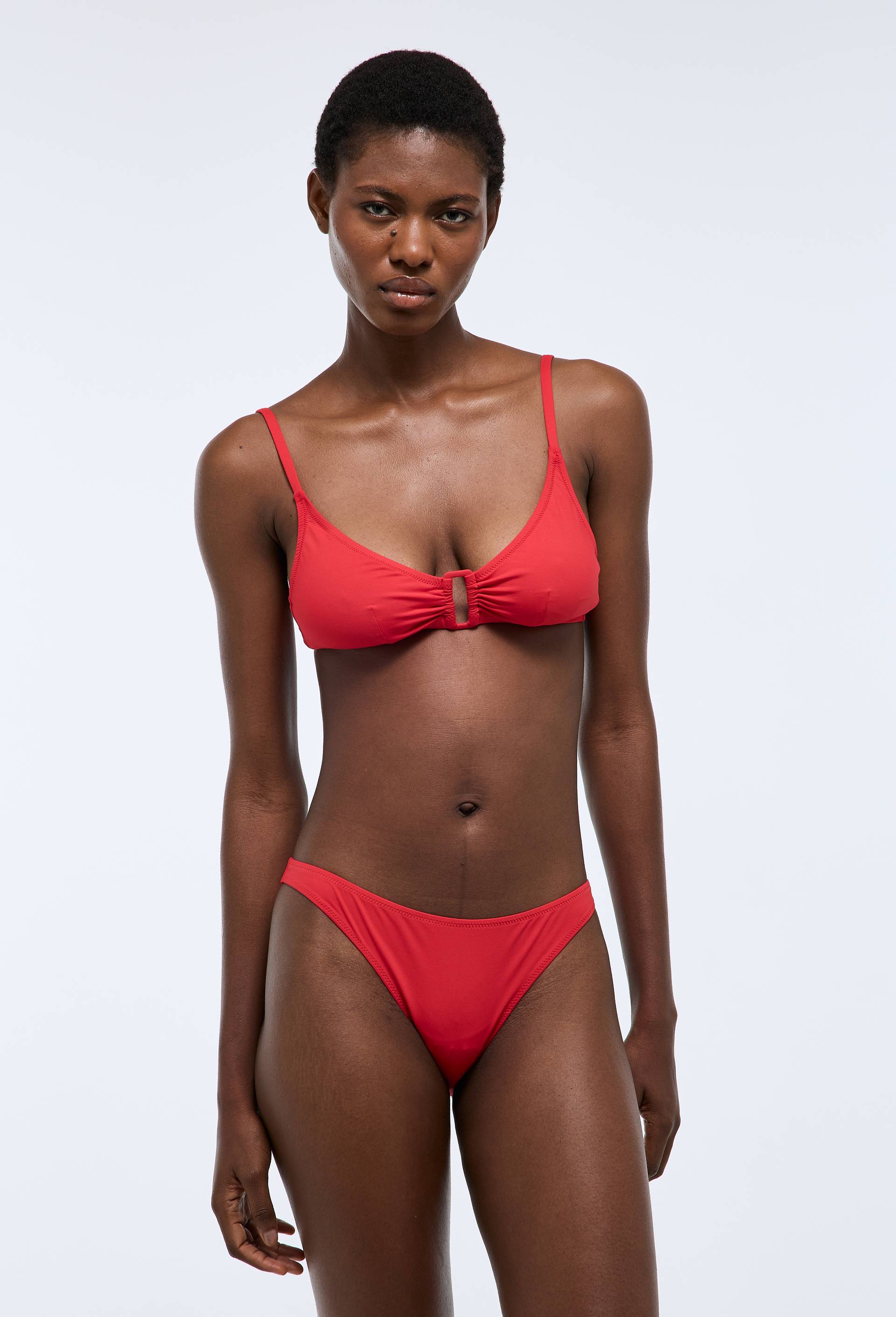 Bas de maillot de bain LEO, Rouge, large image number 0