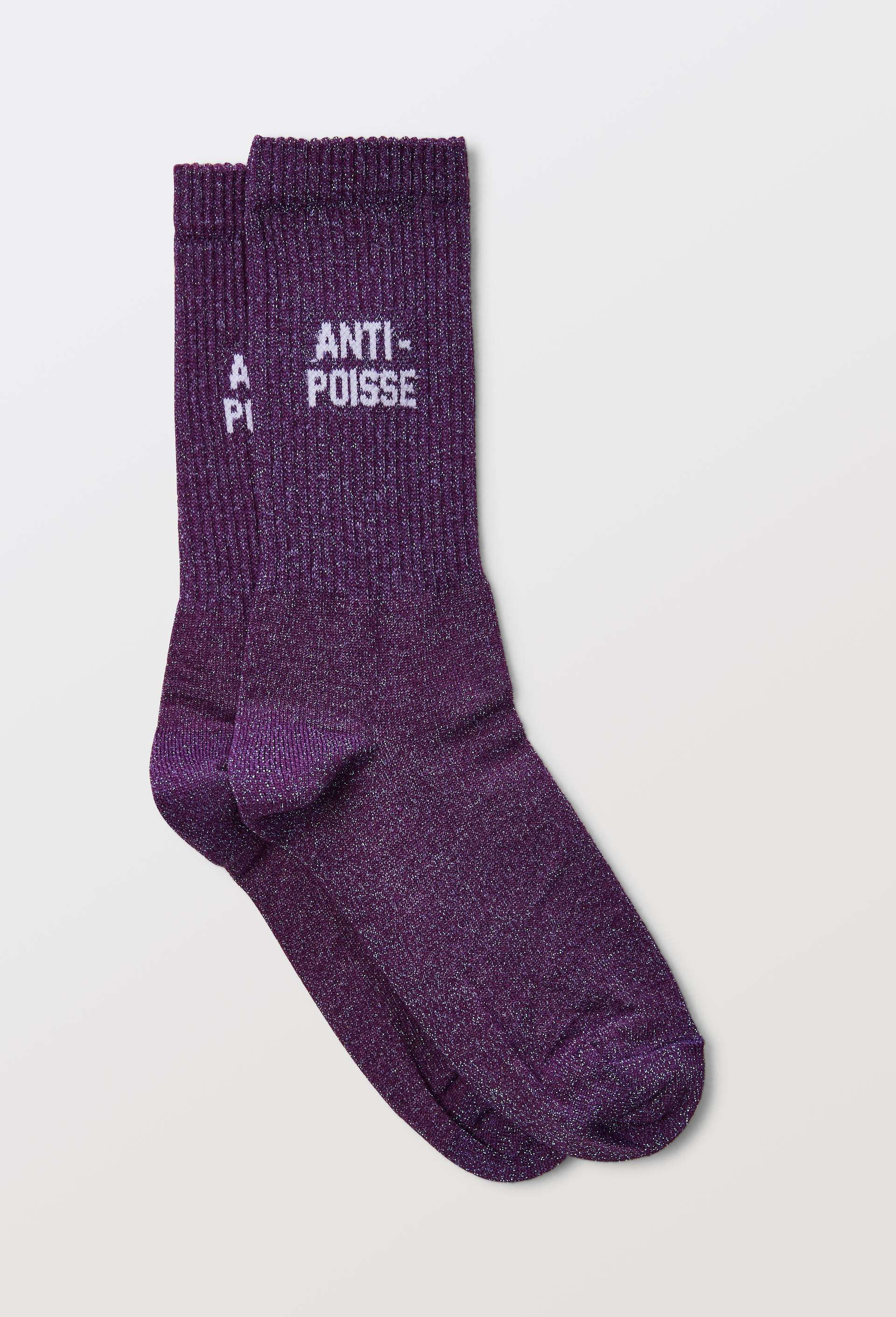 Paire de chaussettes en coton F&eacute;licie Aussi, Violet, large image number 0