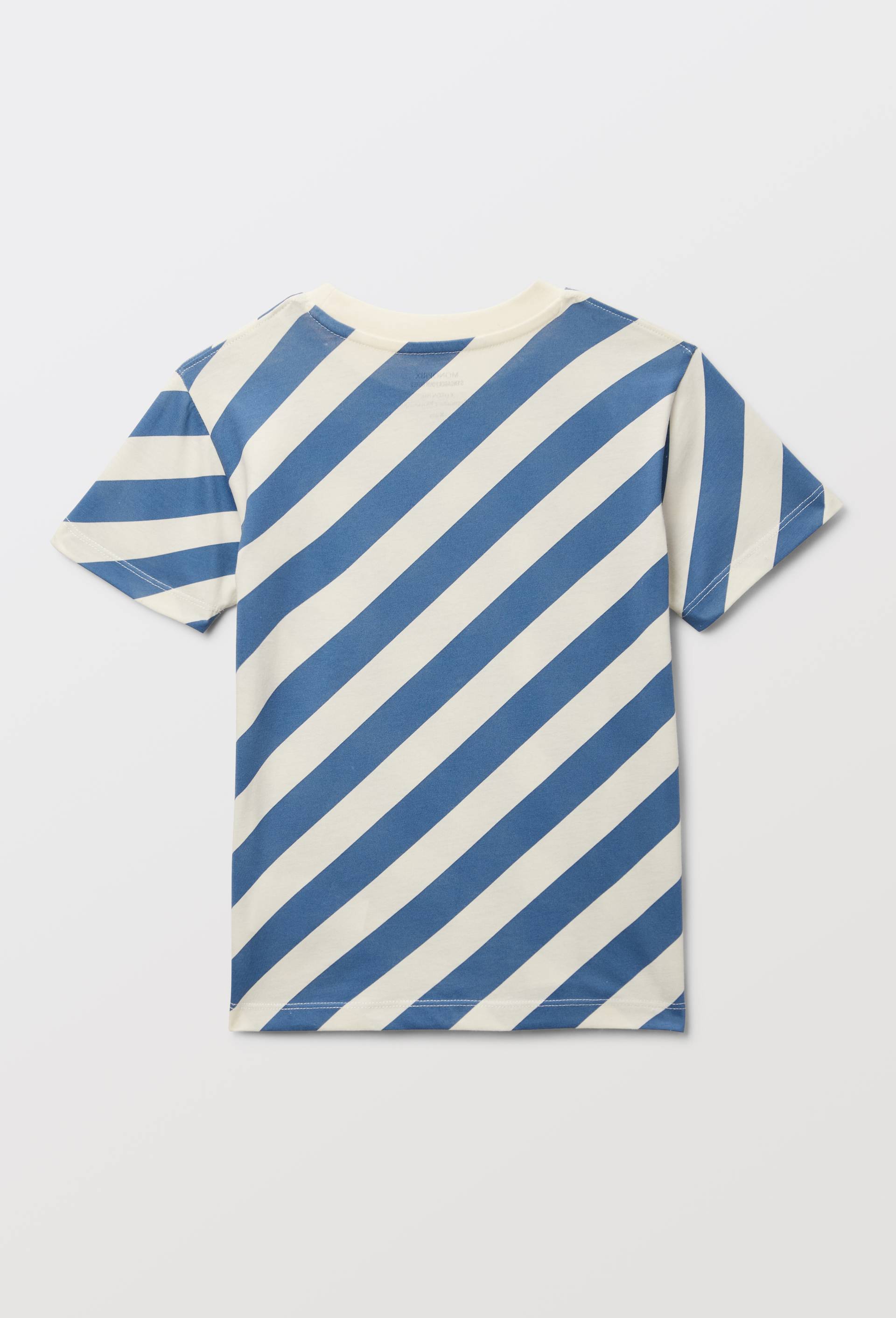 T-shirt manches courtes imprim&eacute; en coton BIO GOTS, Bleu, large image number 3.0