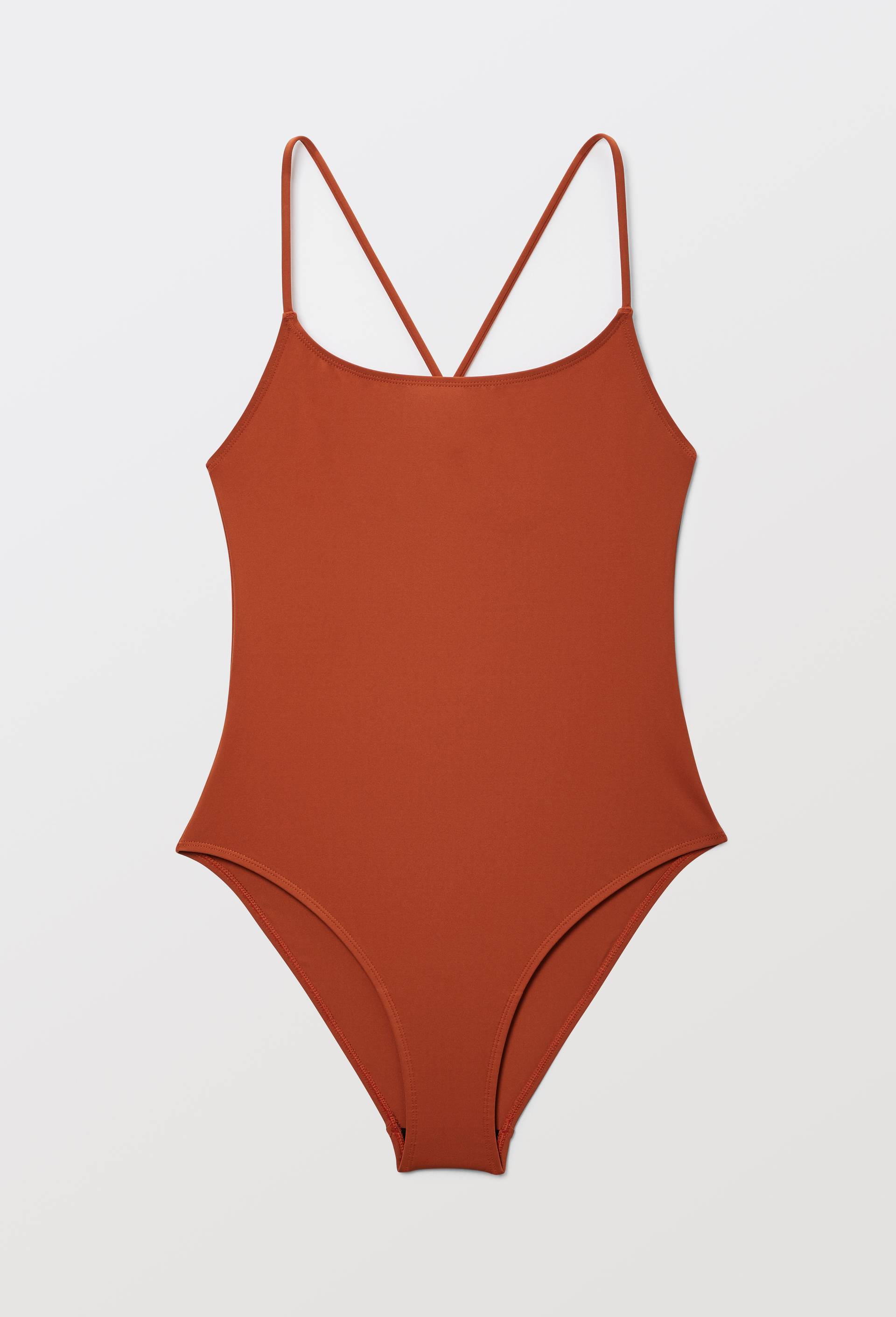 Maillot de bain 1 pi&egrave;ce IVIA, Orange fonc&eacute;, large image number 2.0
