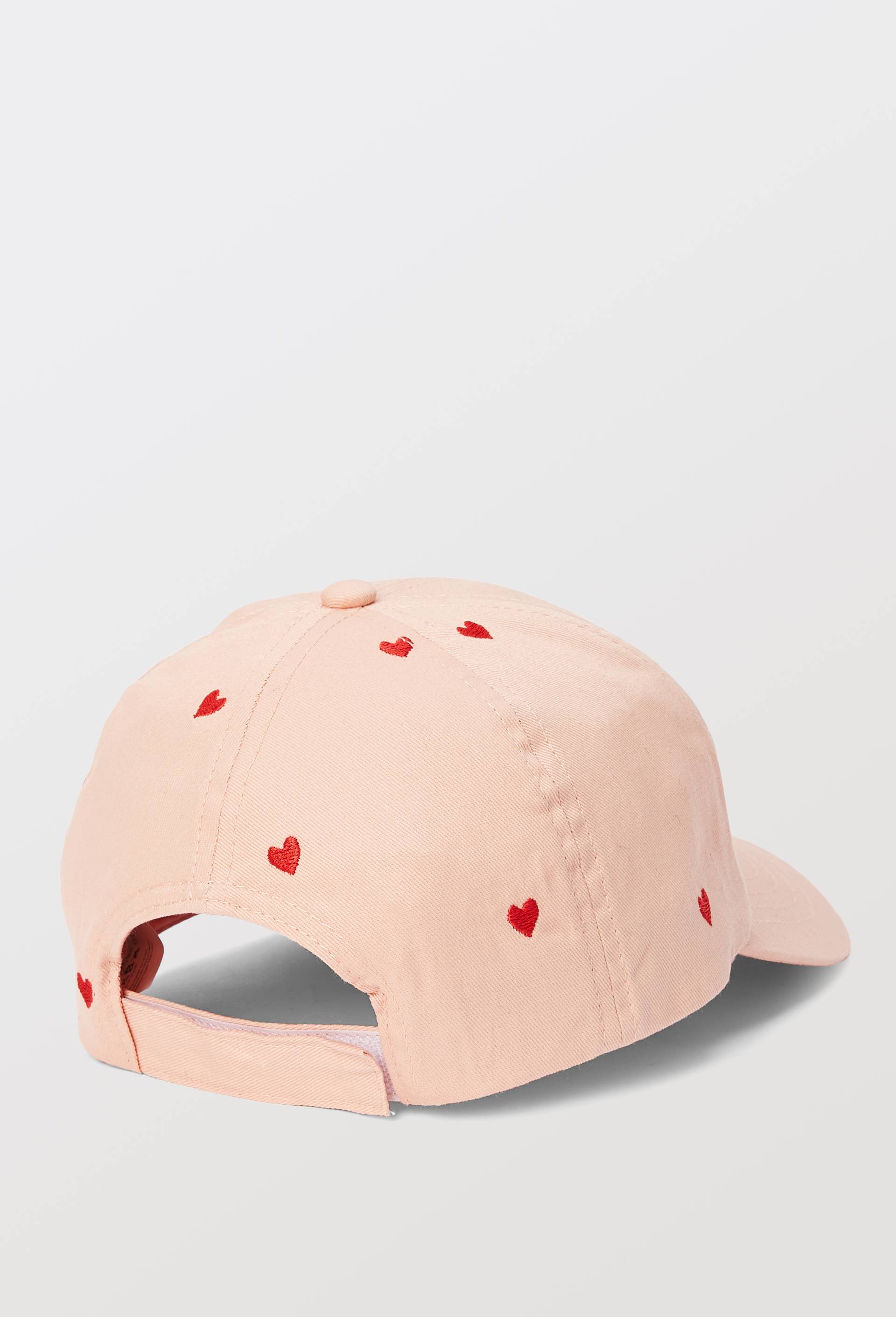 Casquette brod&eacute;e en coton, Rose, large image number 2.0