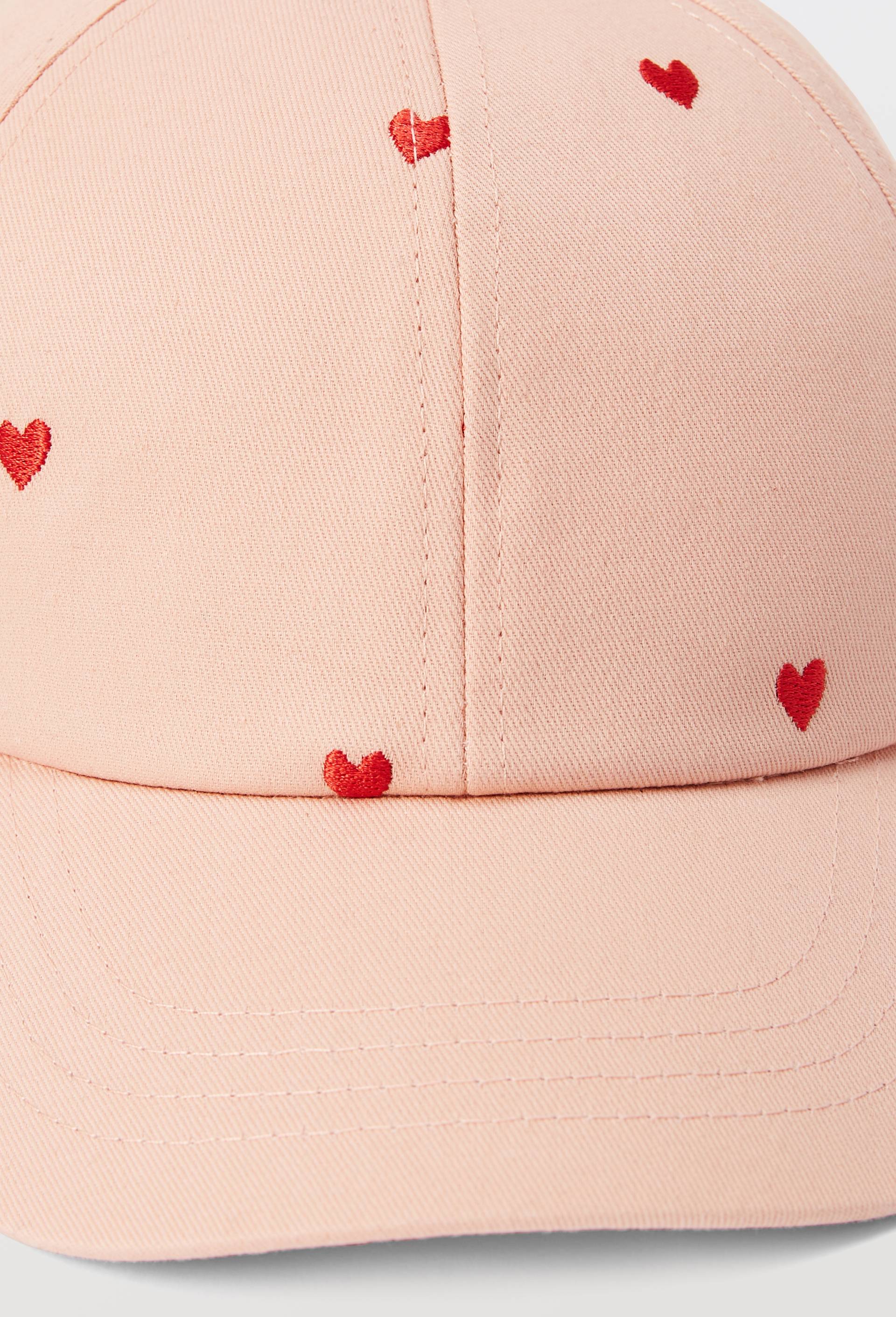 Casquette brod&eacute;e en coton, Rose, large image number 3