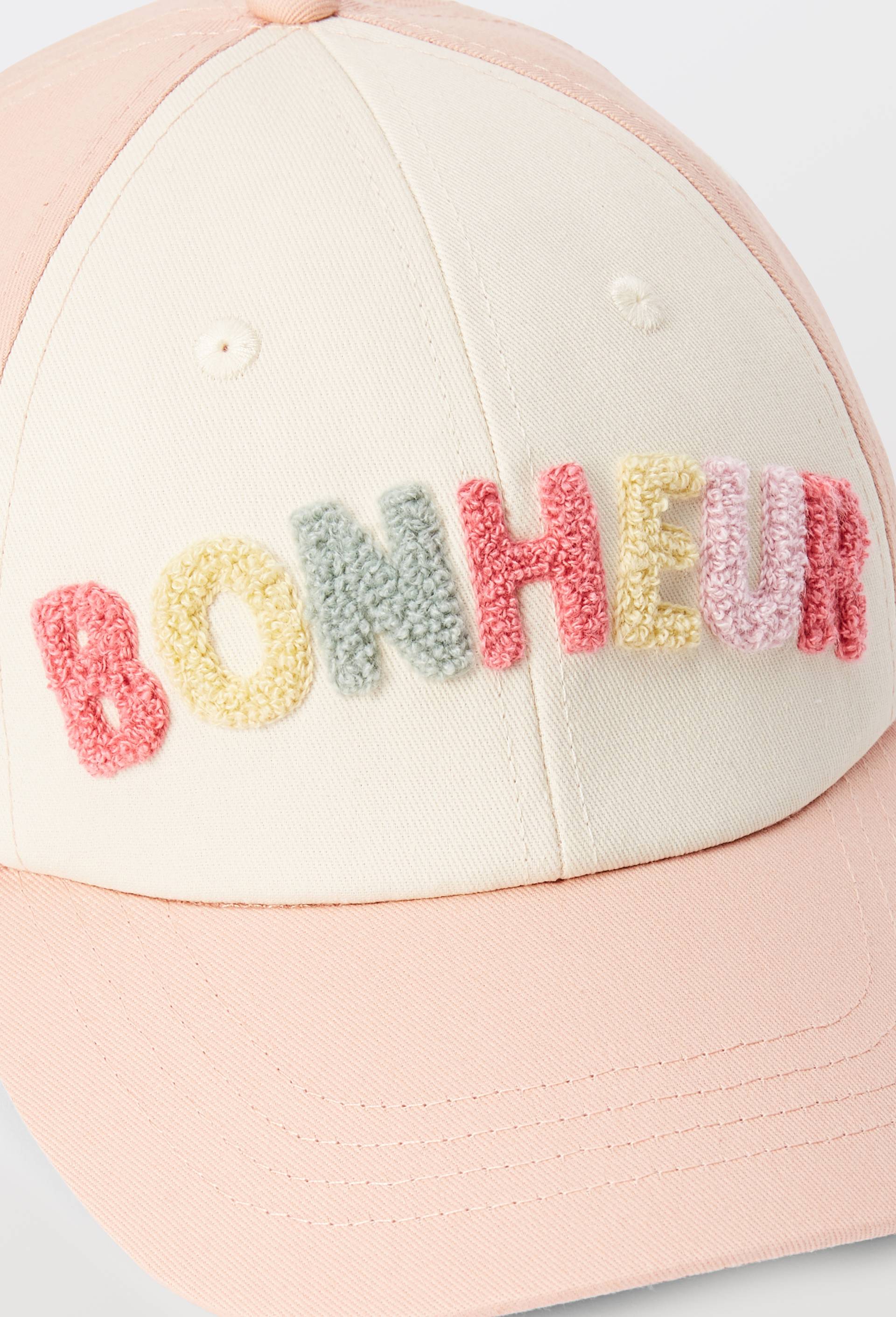 Casquette brod&eacute;e en coton, Beige clair, large image number 2