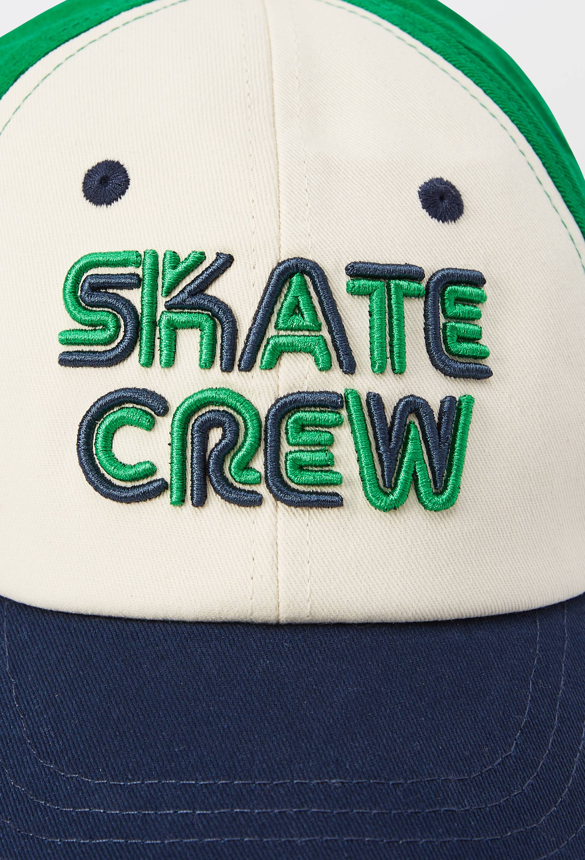 Casquette brod&eacute;e en coton, Ecru, large image number 3