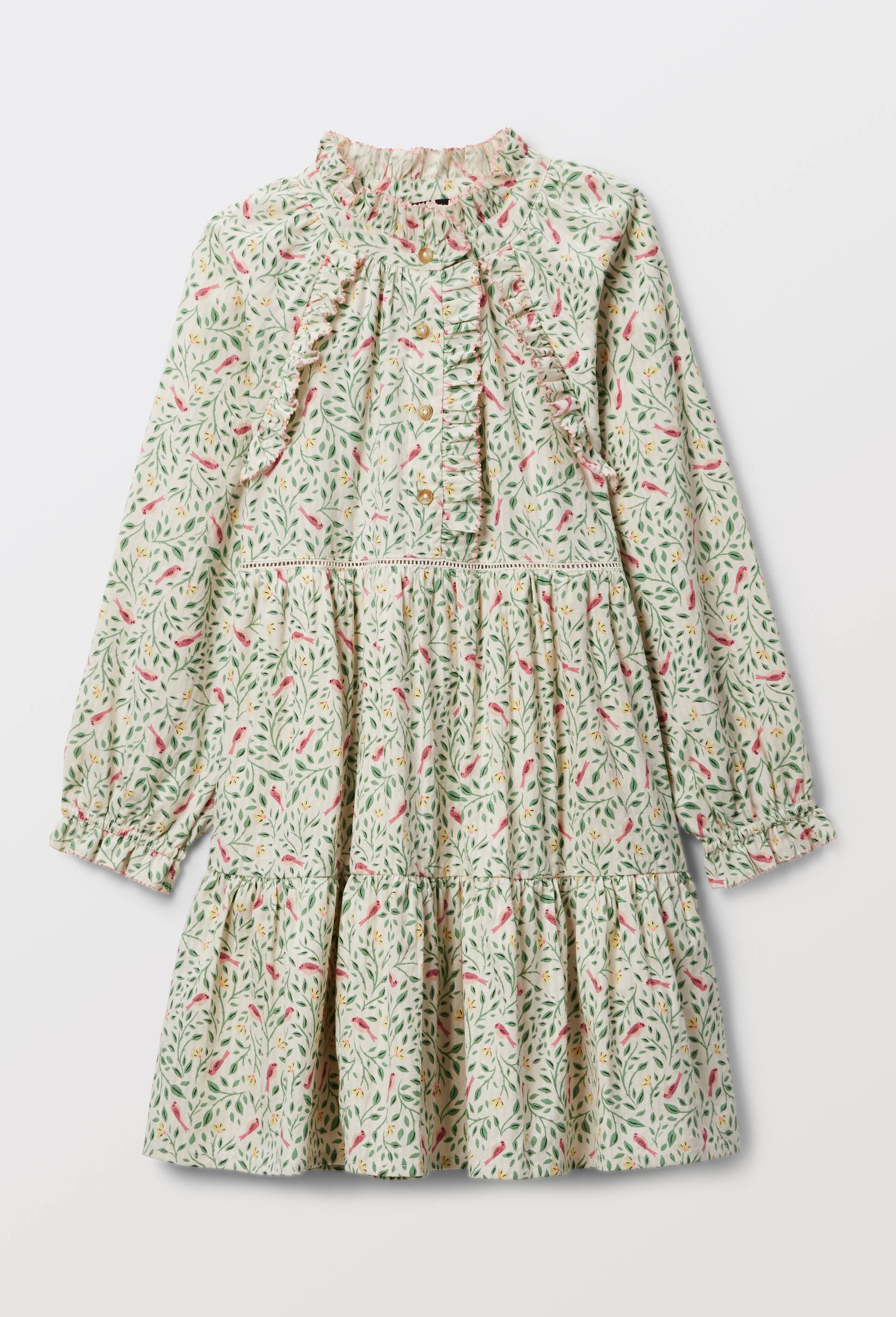 Robe imprim&eacute;e en coton, Beige clair, large image number 2.0