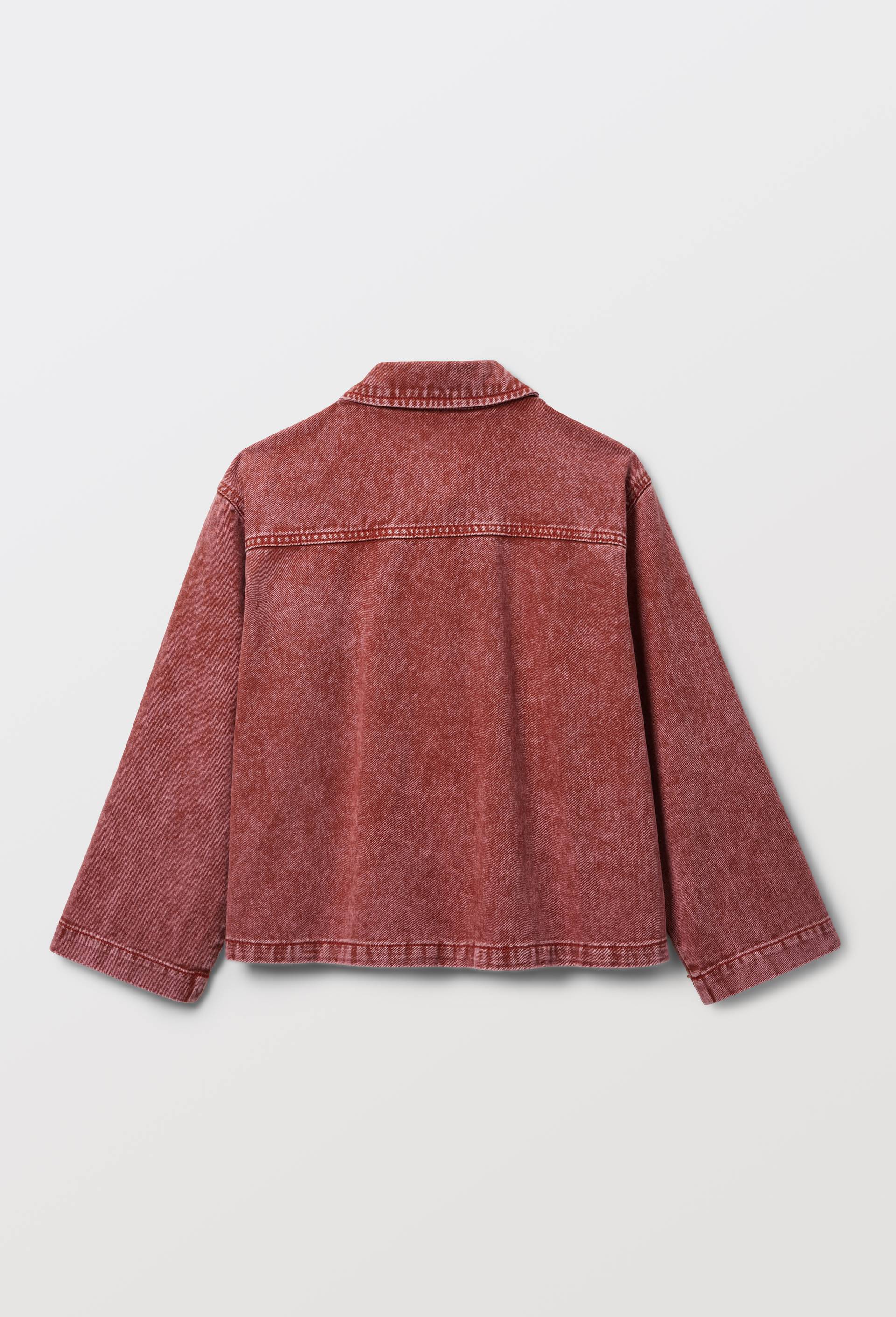 Veste &agrave; poche en coton, Rose, large image number 2
