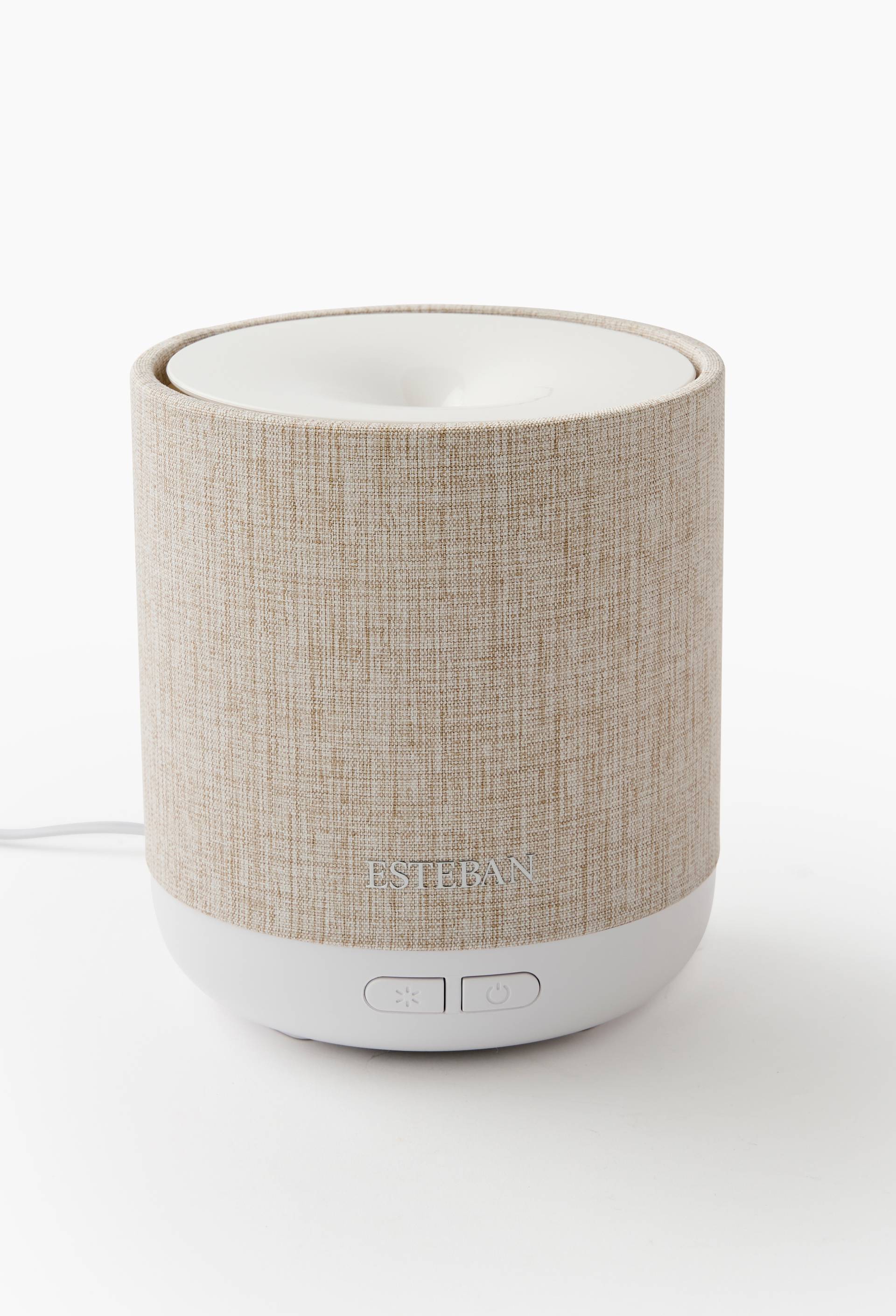 Diffuseur &eacute;lectrique Esteban, D11,5x10,5cm, en plastique, Beige, large image number 0