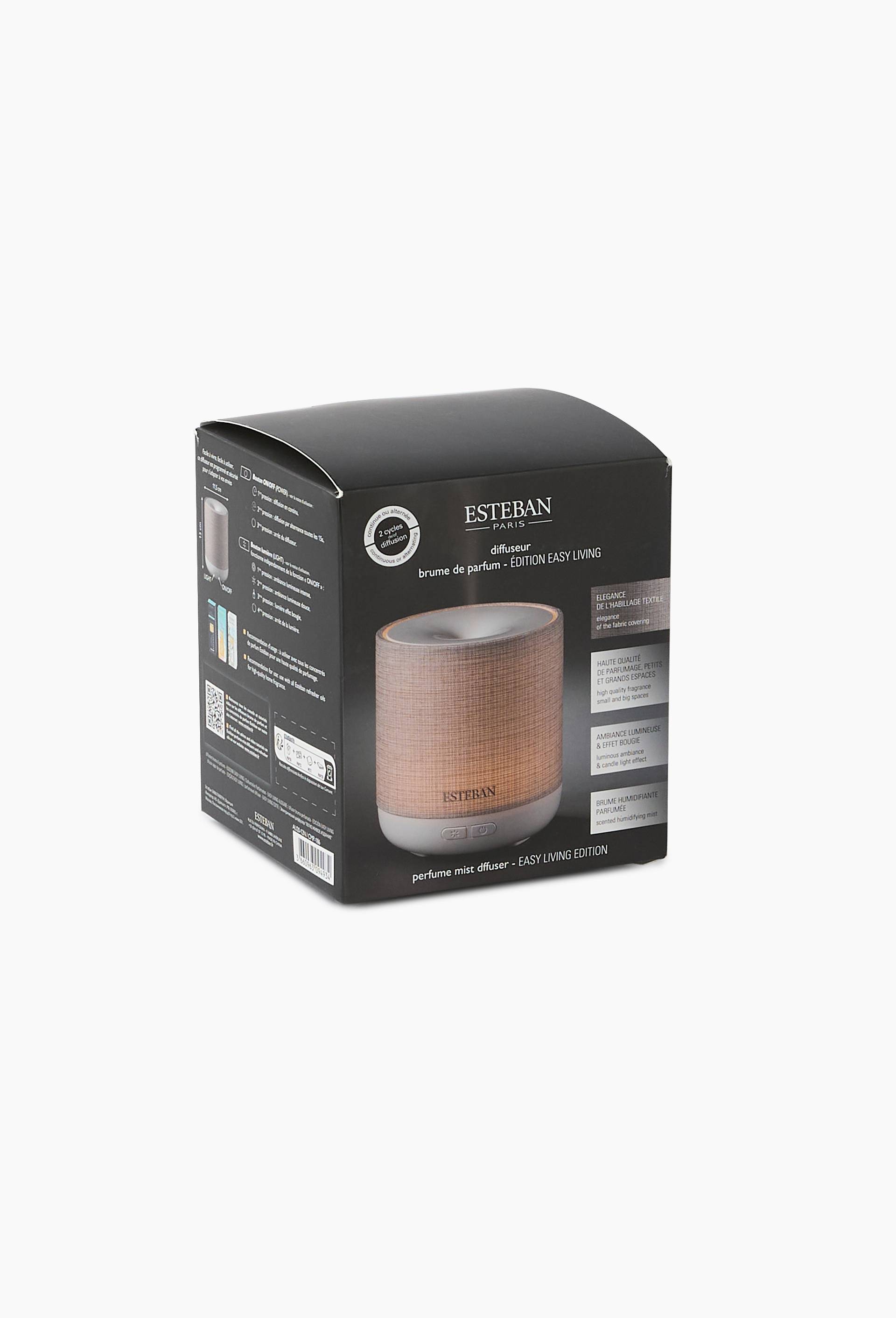 Diffuseur &eacute;lectrique Esteban, D11,5x10,5cm, en plastique, Beige, large image number 2