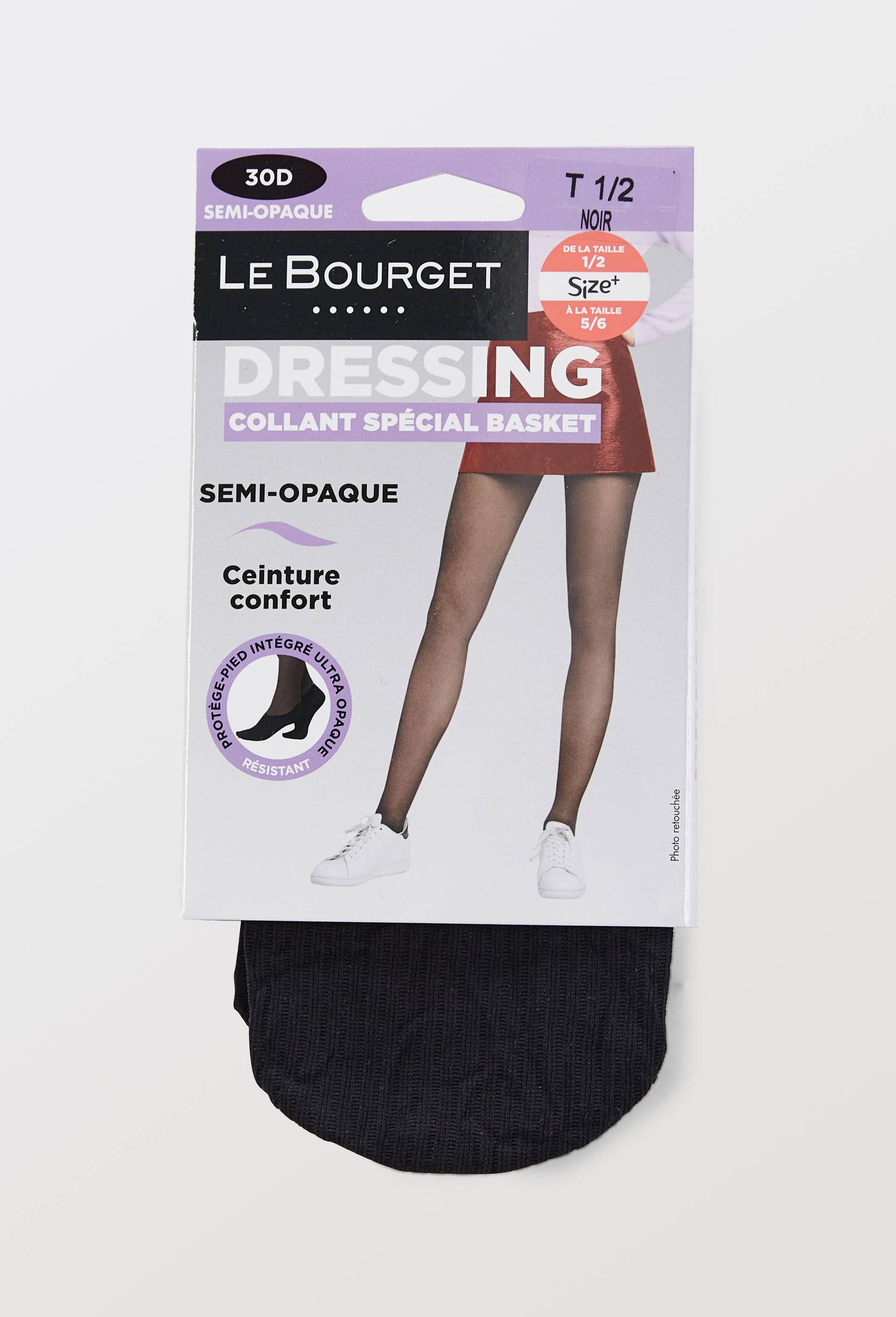 Collants sp&eacute;cial basket Le Bourget, Noir, large image number 1.0