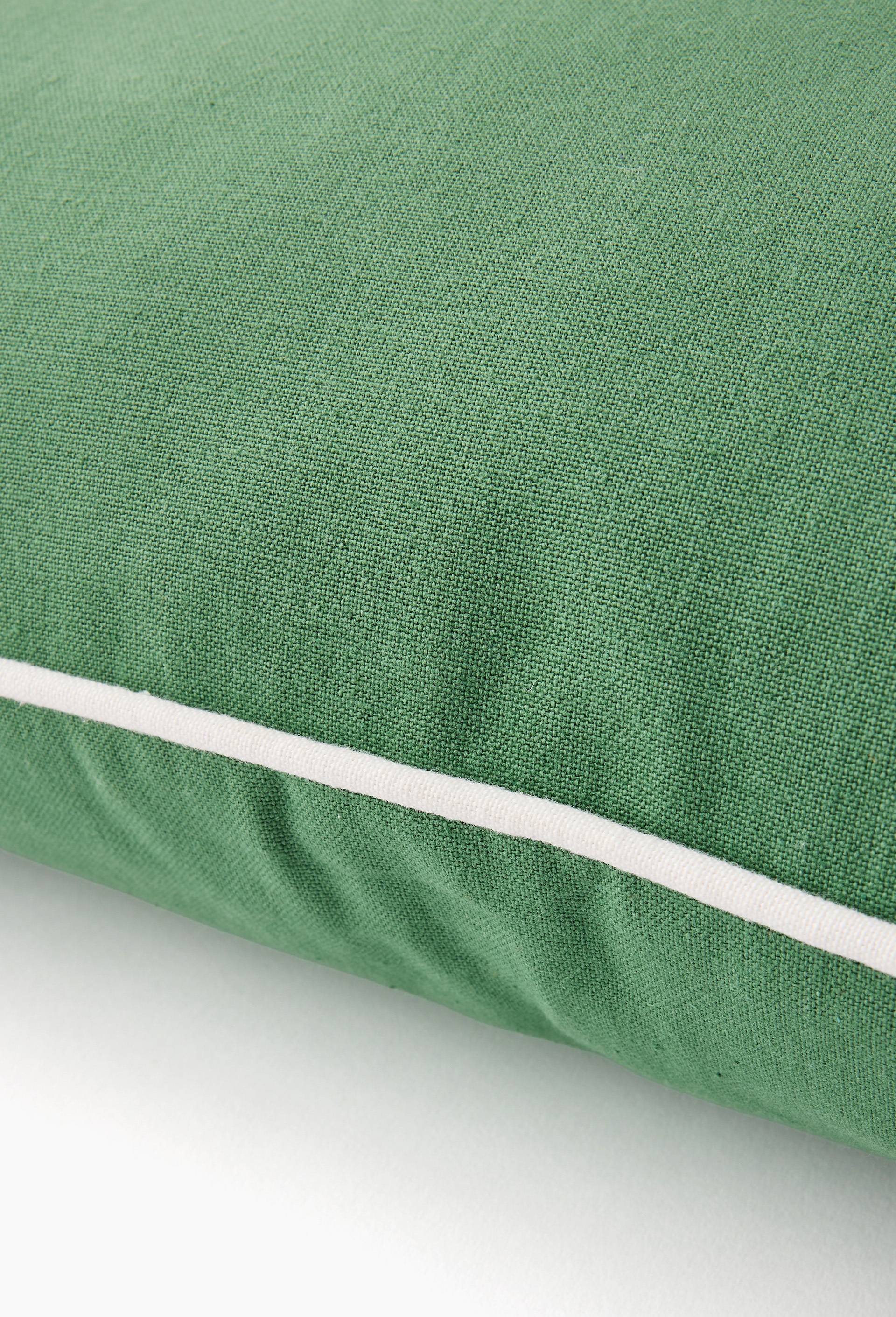 Coussin &eacute;xterieur uni, 70x70cm, 100% coton, oekotex, Vert, large image number 1