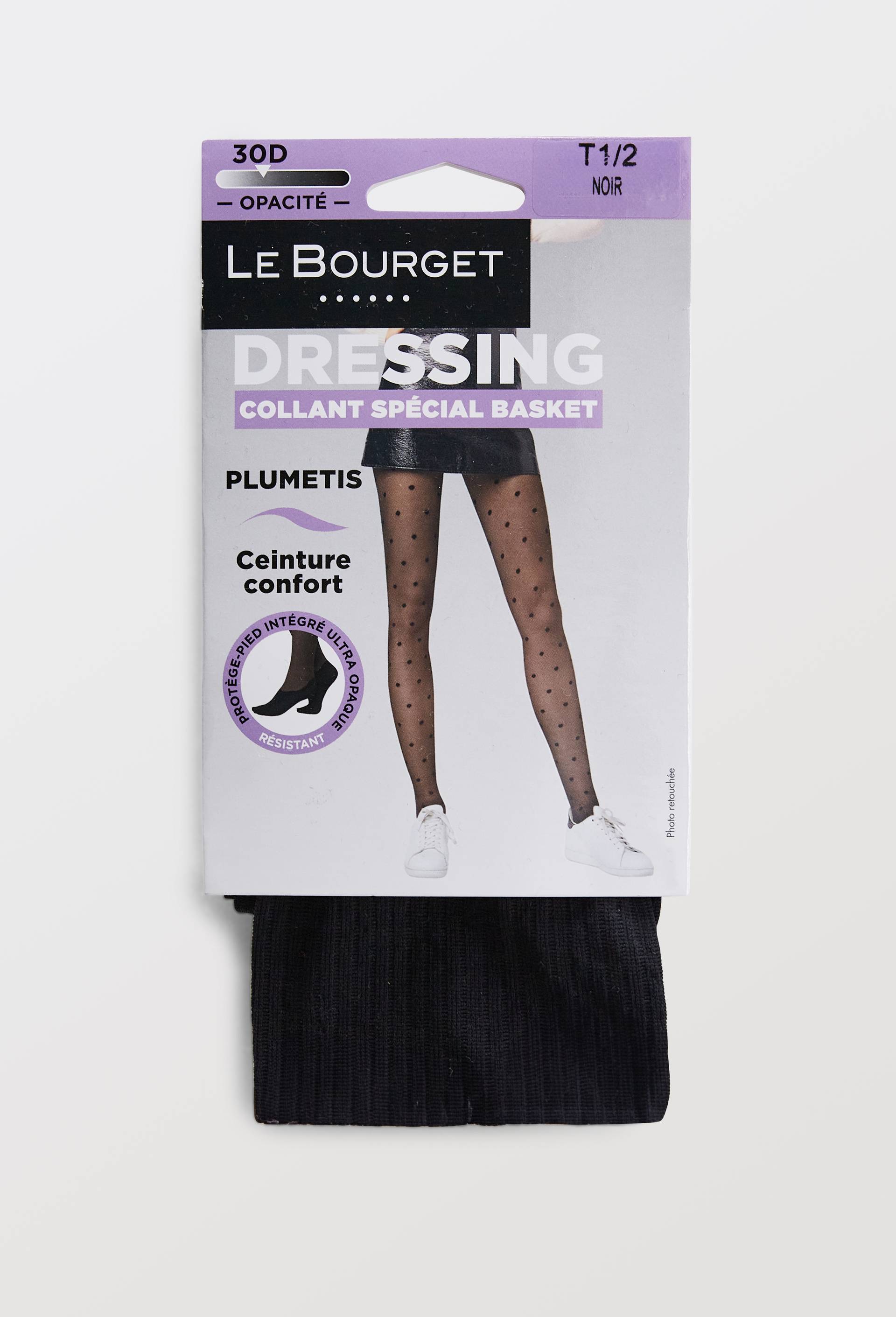 Collants sp&eacute;cial basket Le Bourget, Noir, large image number 1