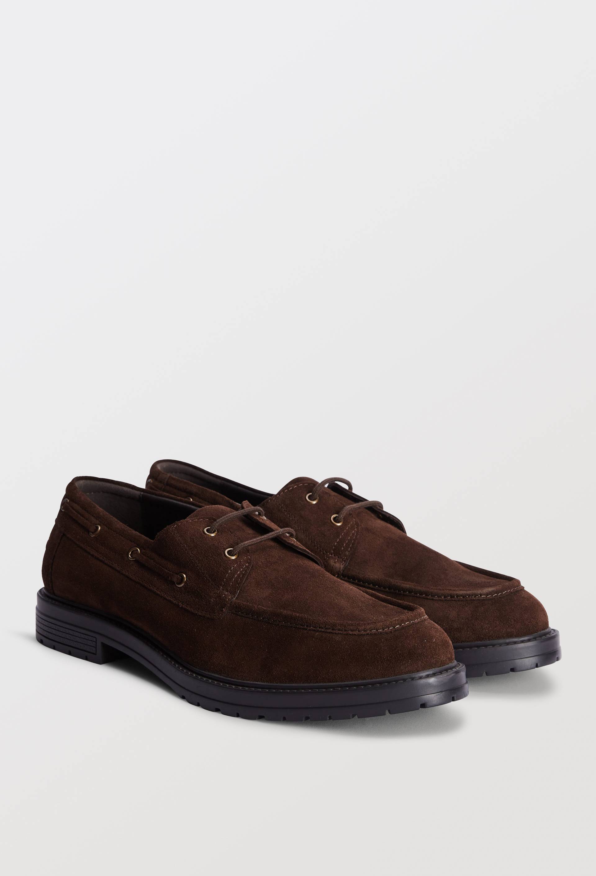 Mocassins en cuir, Brun fonc&eacute;, large image number 0.0