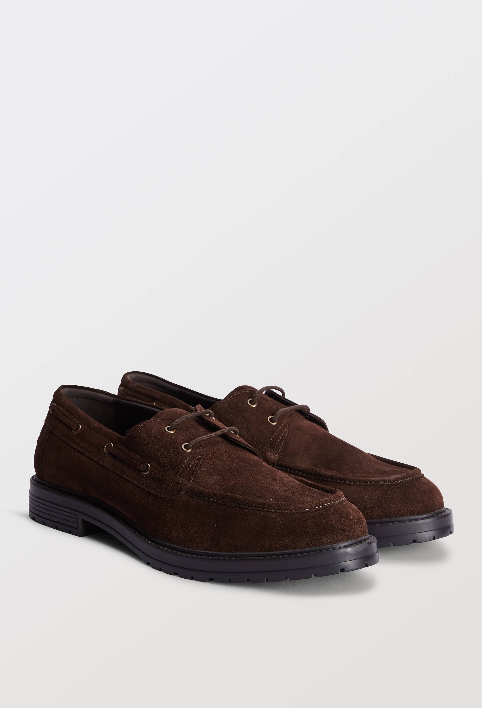 Mocassins en cuir, Brun fonc&eacute;, large image number 3