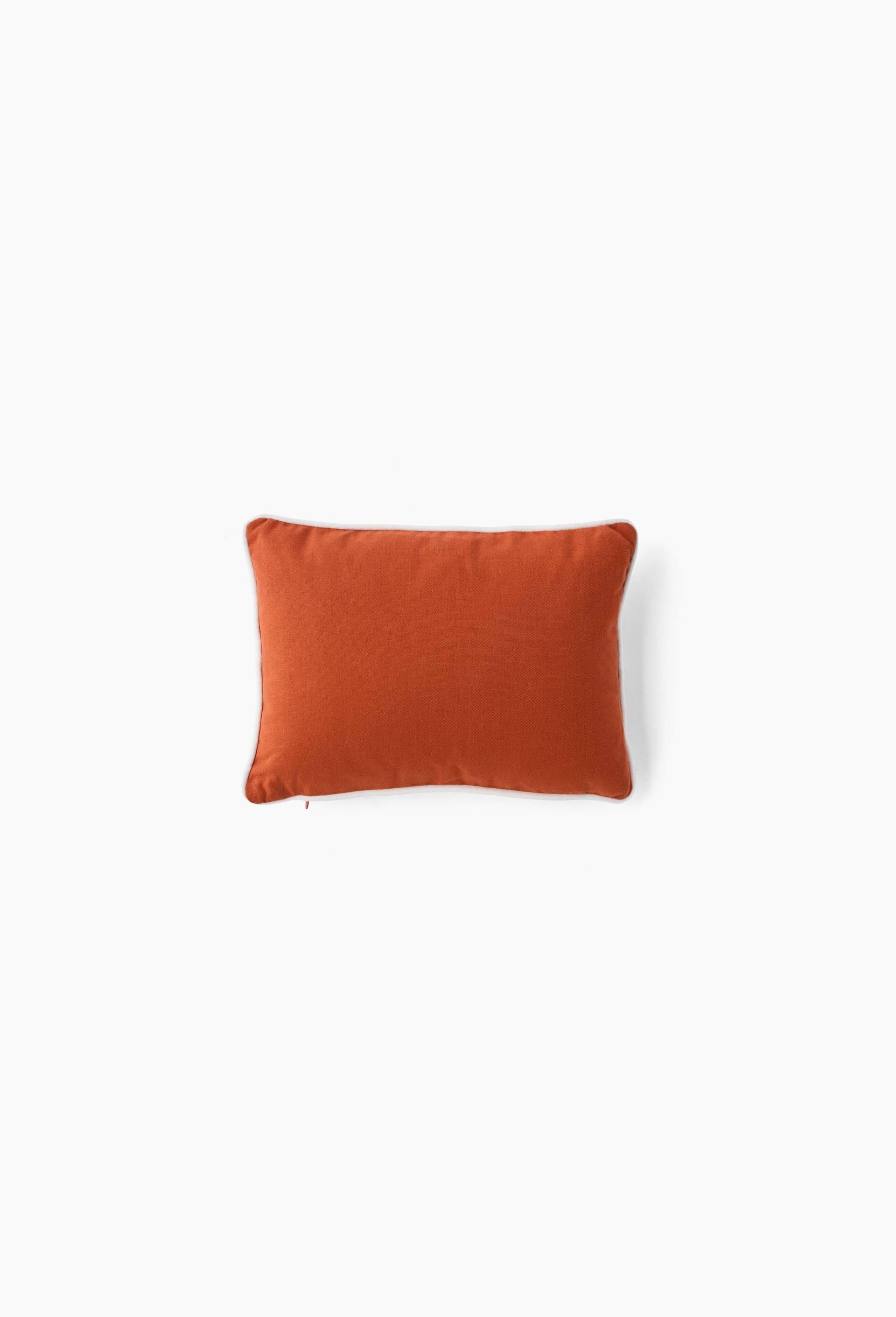 Coussin de t&ecirc;te, 25x35 cm, 100% coton, Orange fonc&eacute;, large image number 0