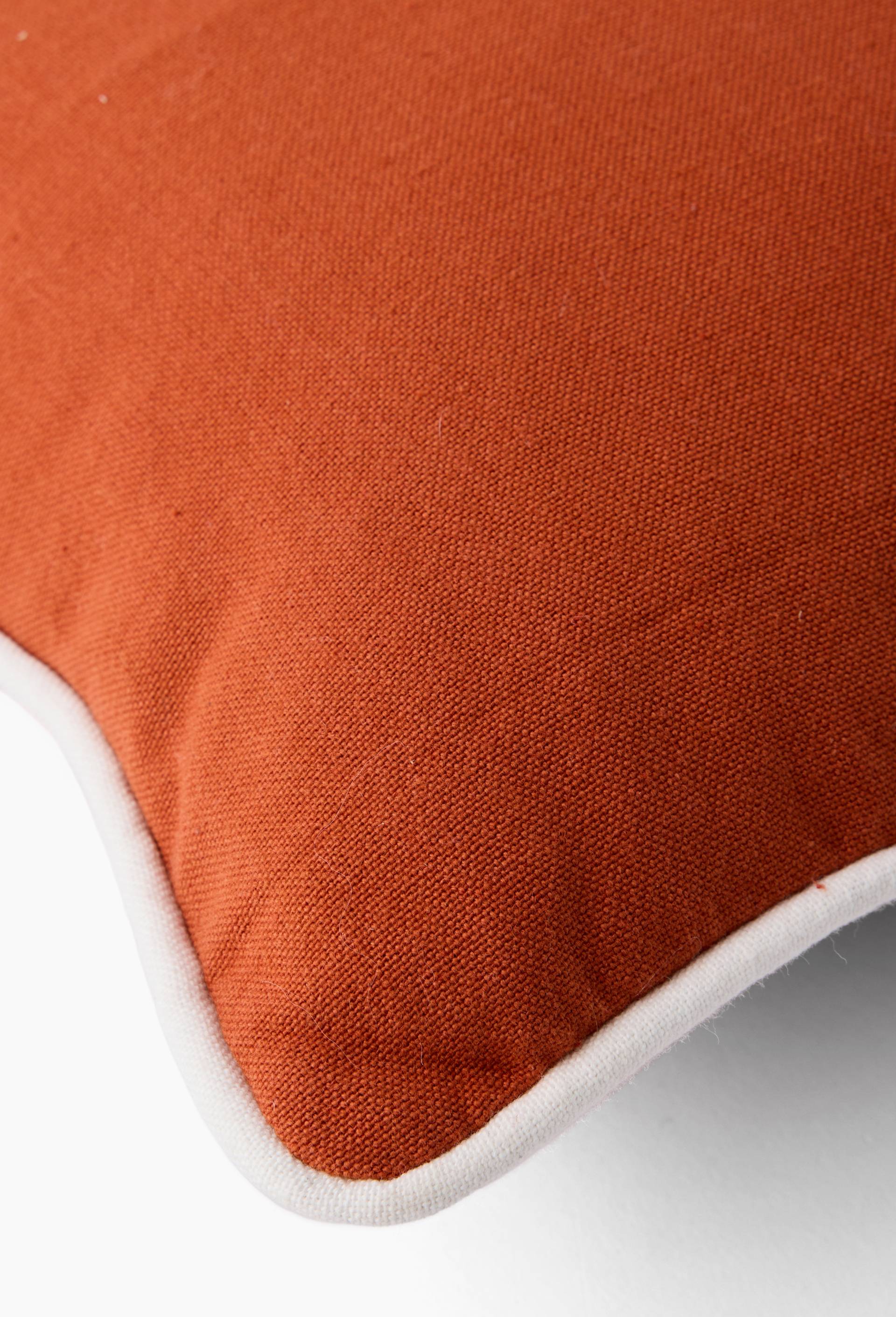 Coussin de t&ecirc;te, 25x35 cm, 100% coton, Orange fonc&eacute;, large image number 1