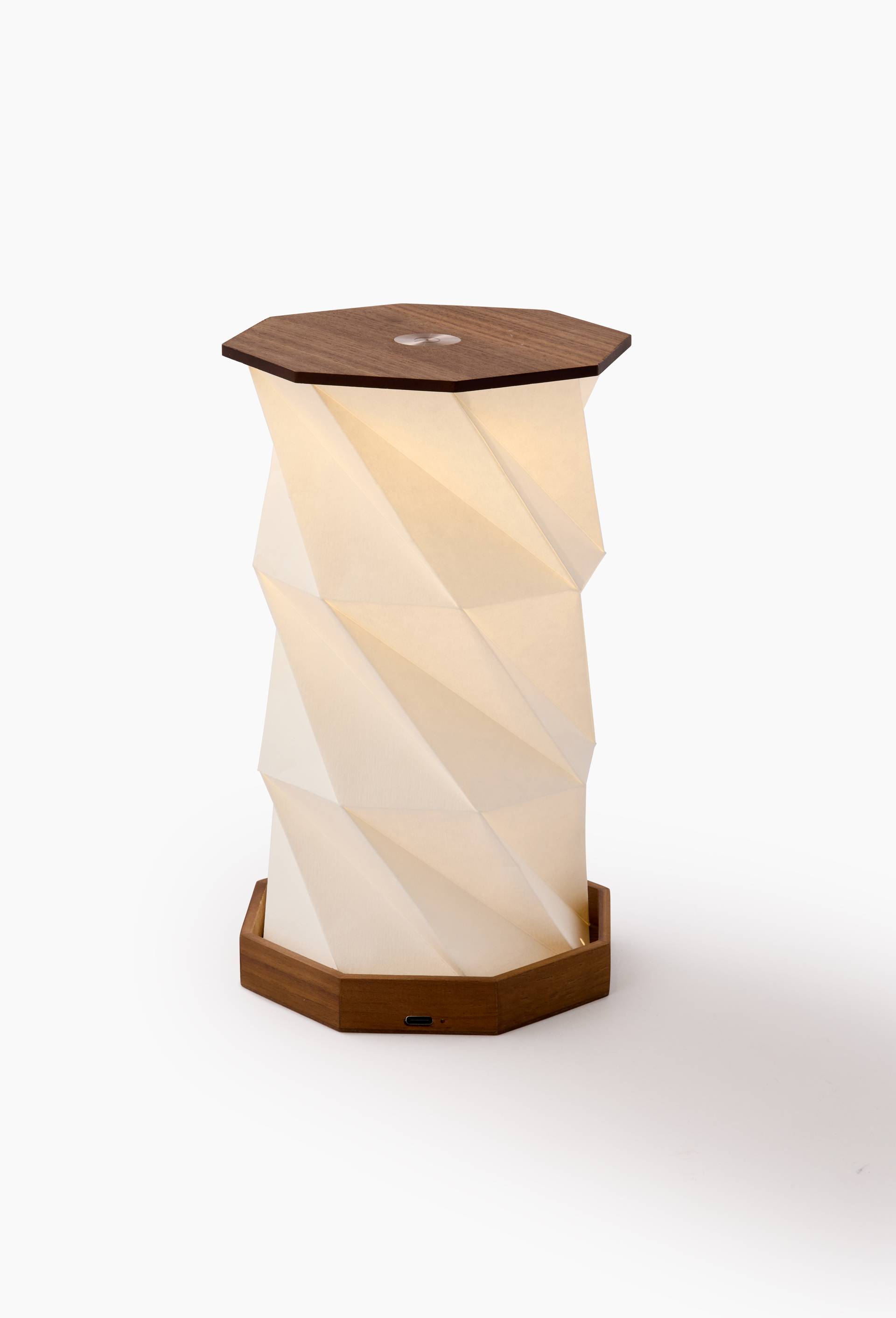 Lampe pliante LED rechargeable, 12.5x22cm, Brun, large image number 1.0