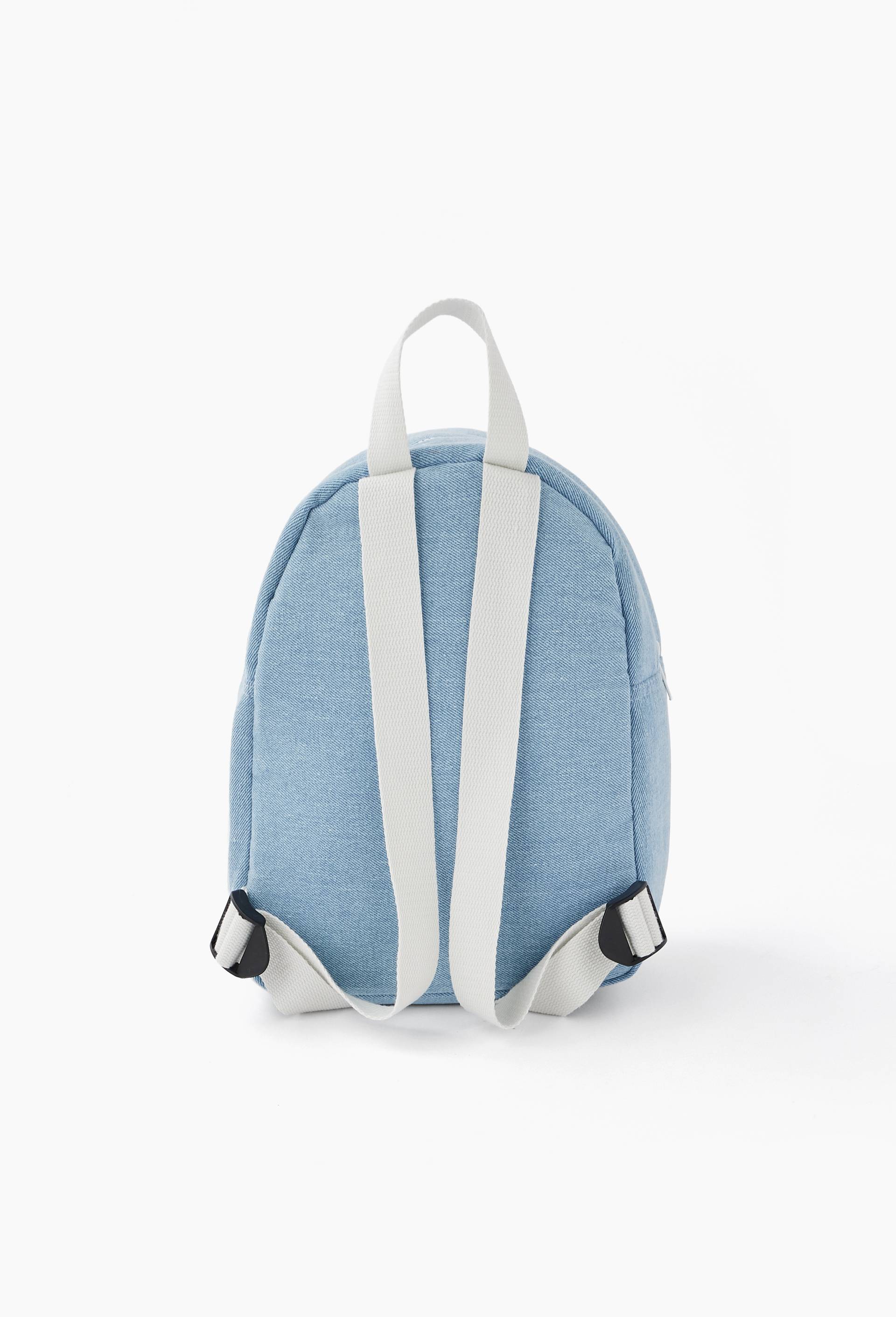 Sac &agrave; dos isotherme 7L,28,5*24*13xm, en polyester,coton,lin et viscose, Bleu, large image number 1