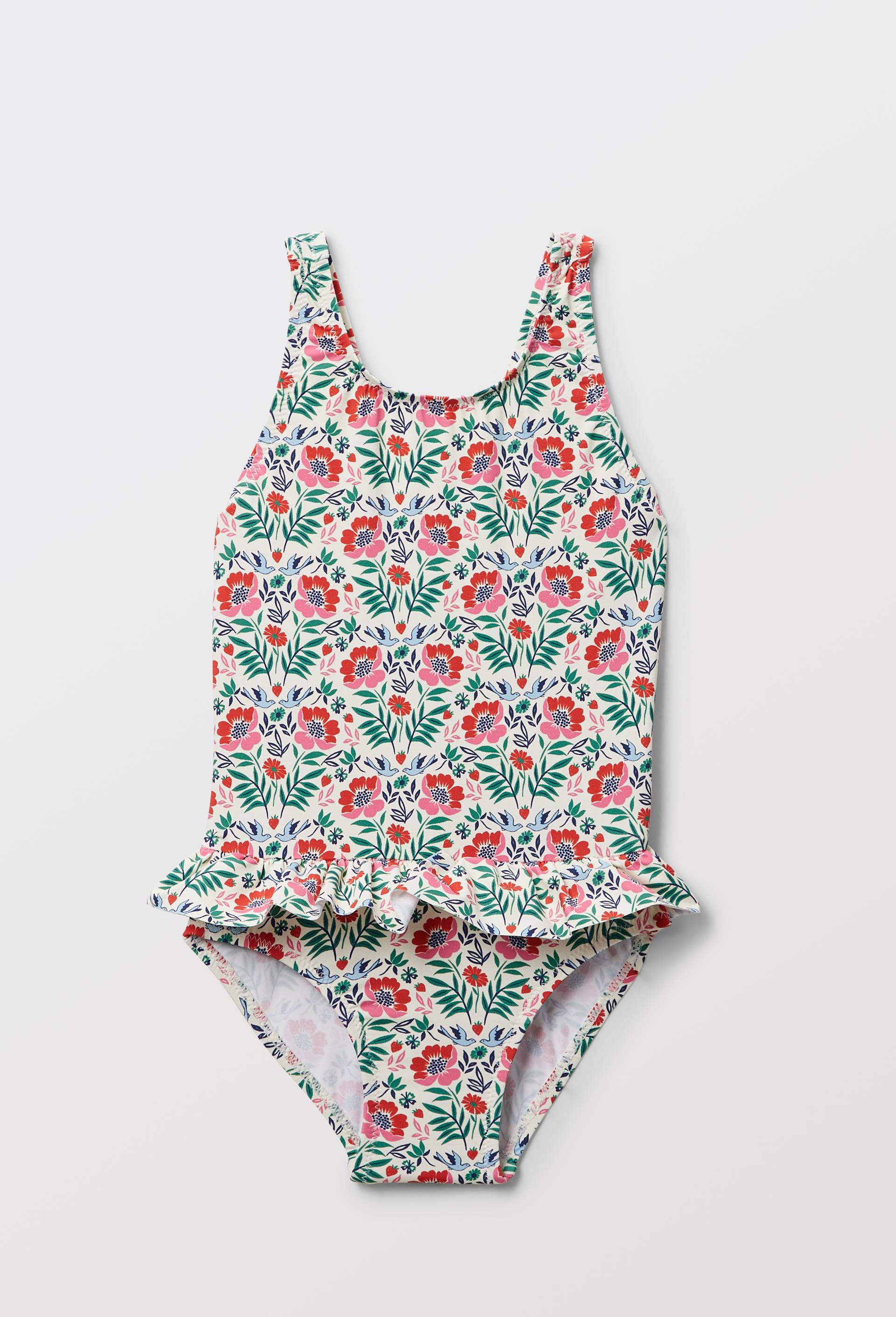 Maillot de bain 1 pi&egrave;ce imprim&eacute;, Rose, large image number 0