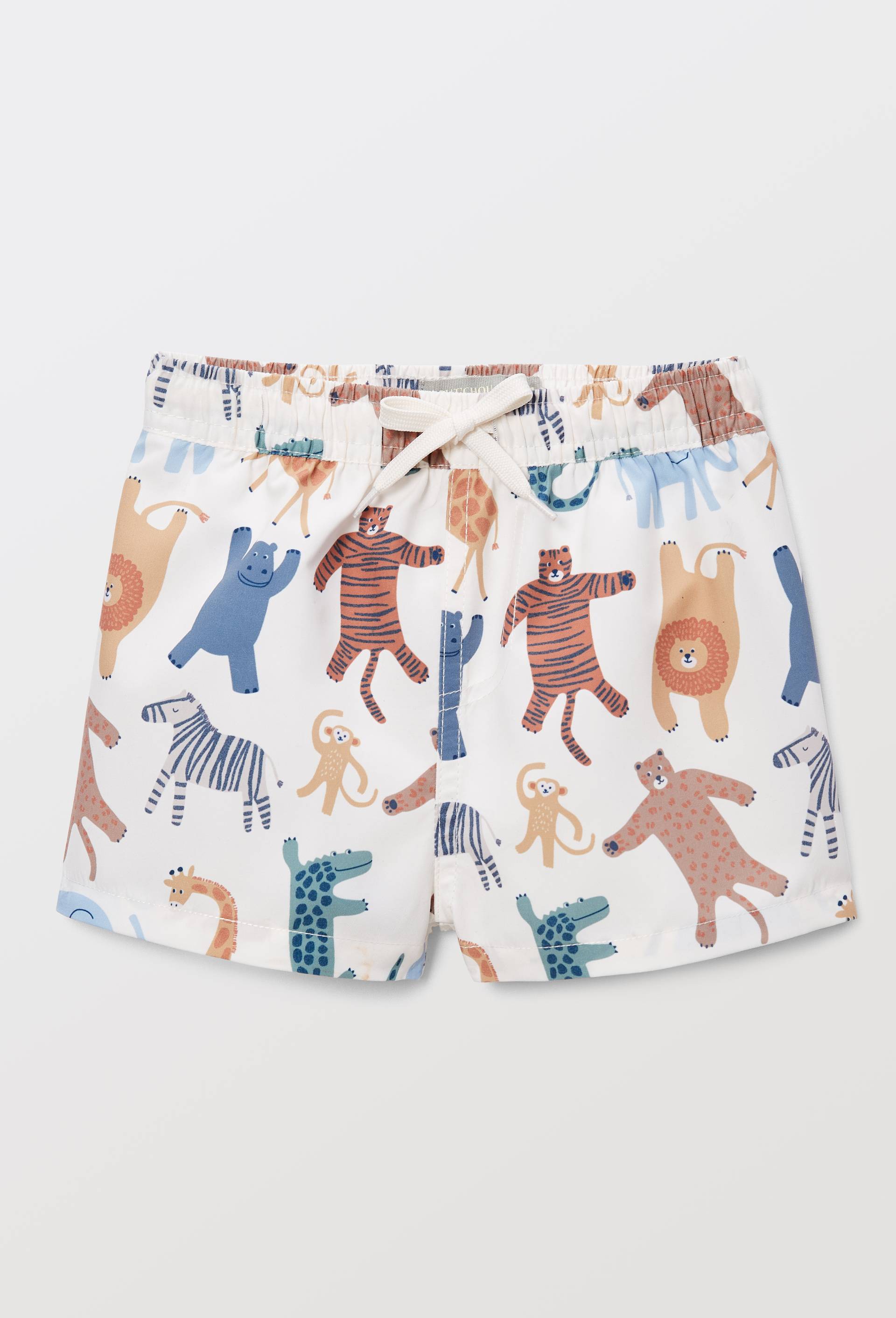 Short de bain imprim&eacute;, Beige clair, large image number 0
