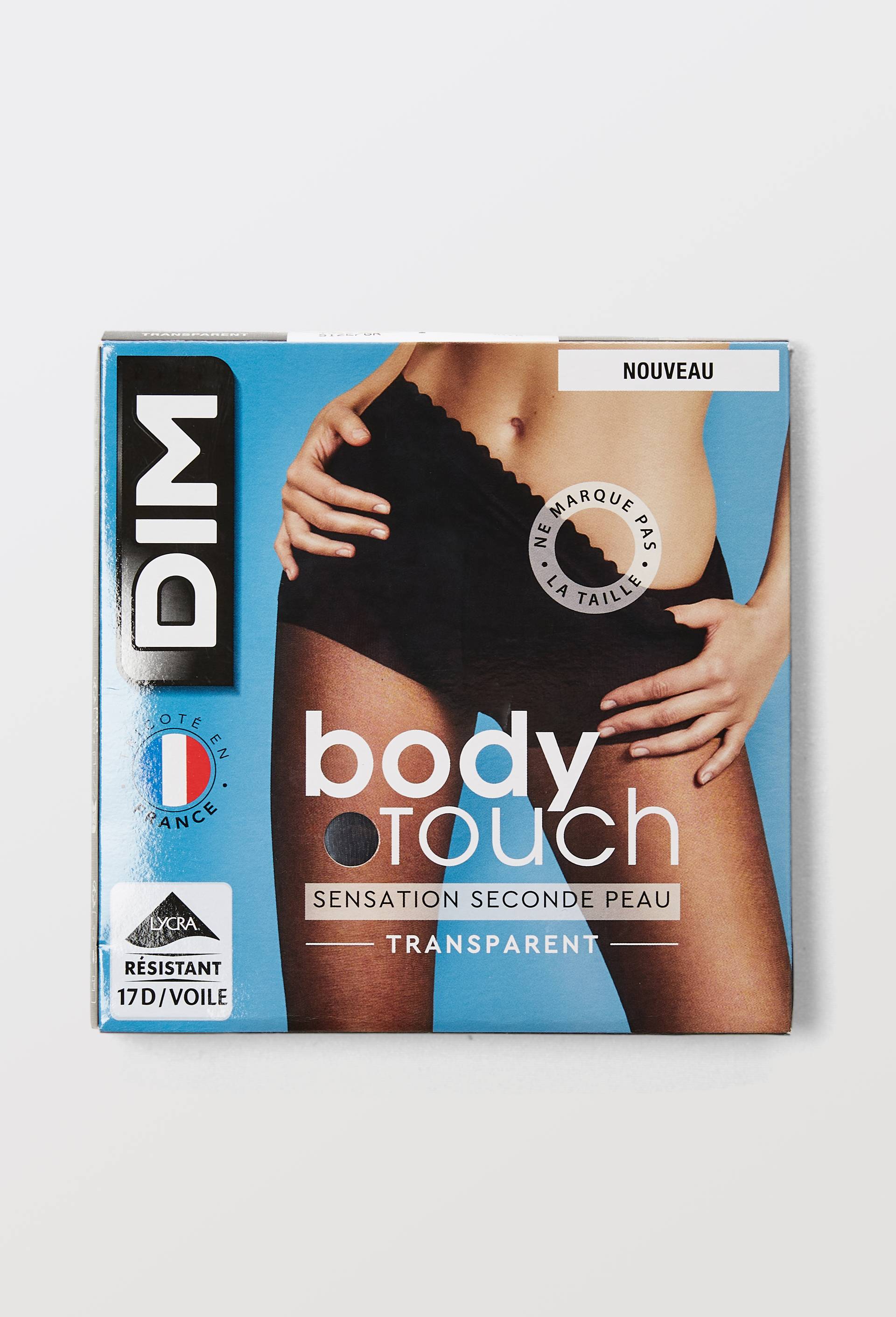 Collants transparents effet nude BODY TOUCH DIM, Noir, large image number 0.0