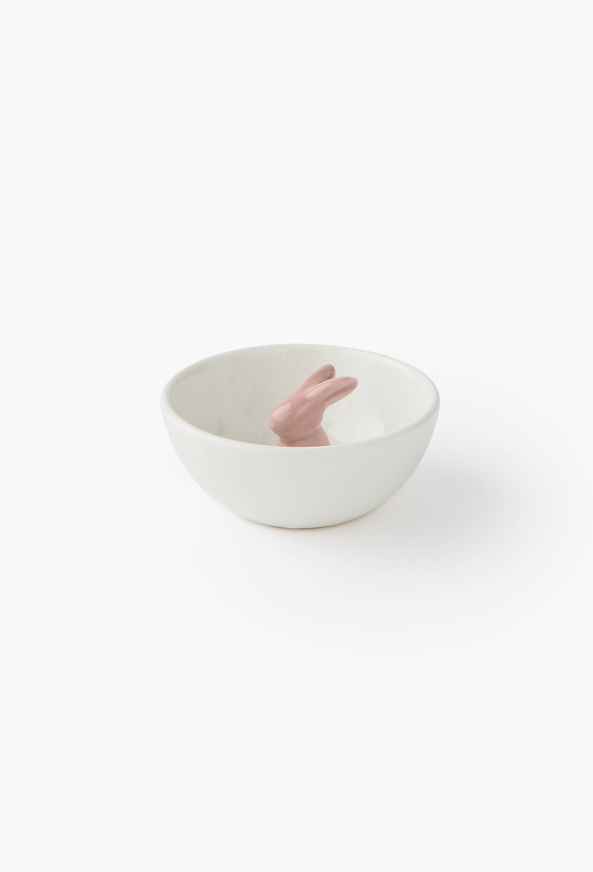 Bol lapin, 10cm, Blanc, large image number 0