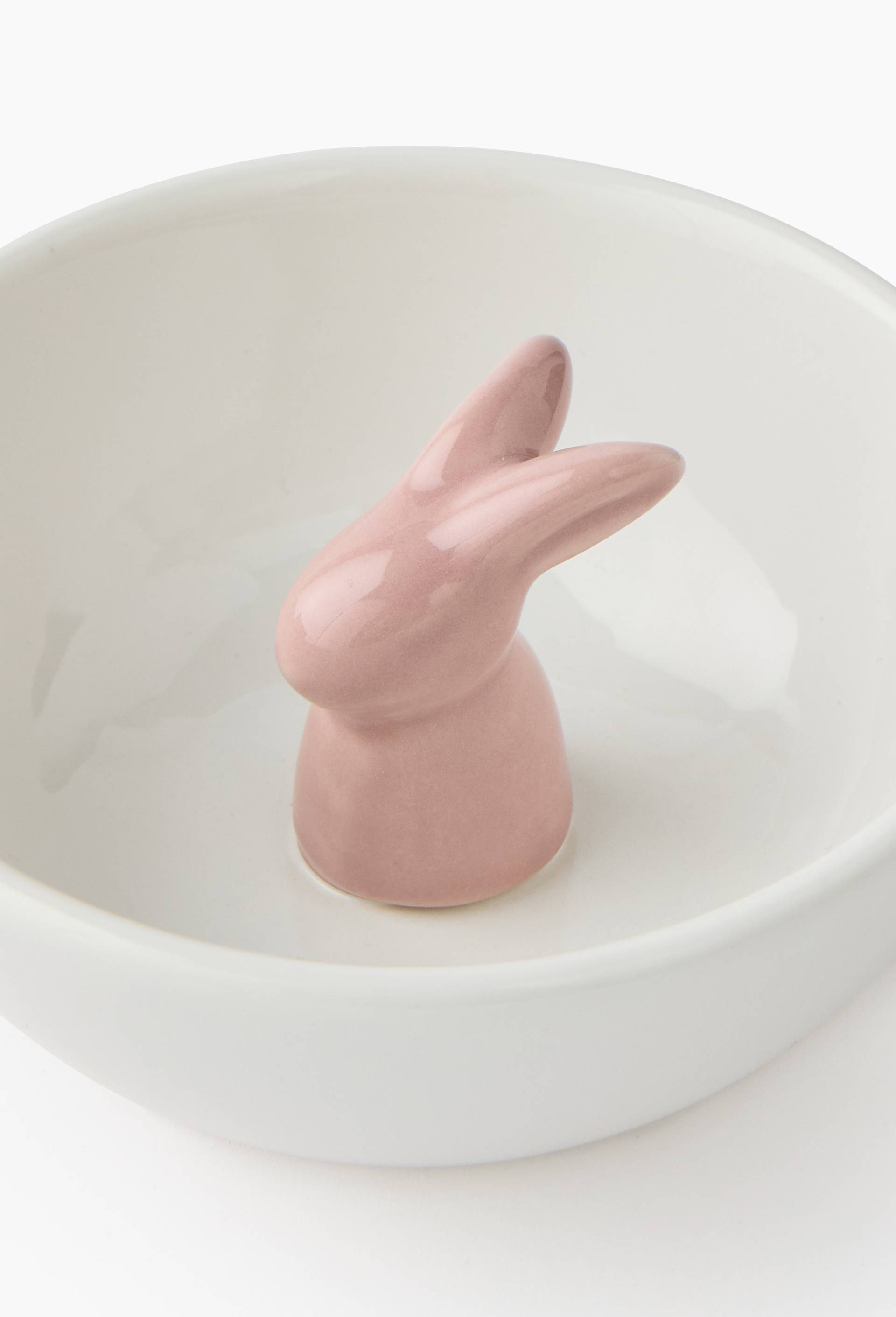 Bol lapin, 10cm, Blanc, large image number 1