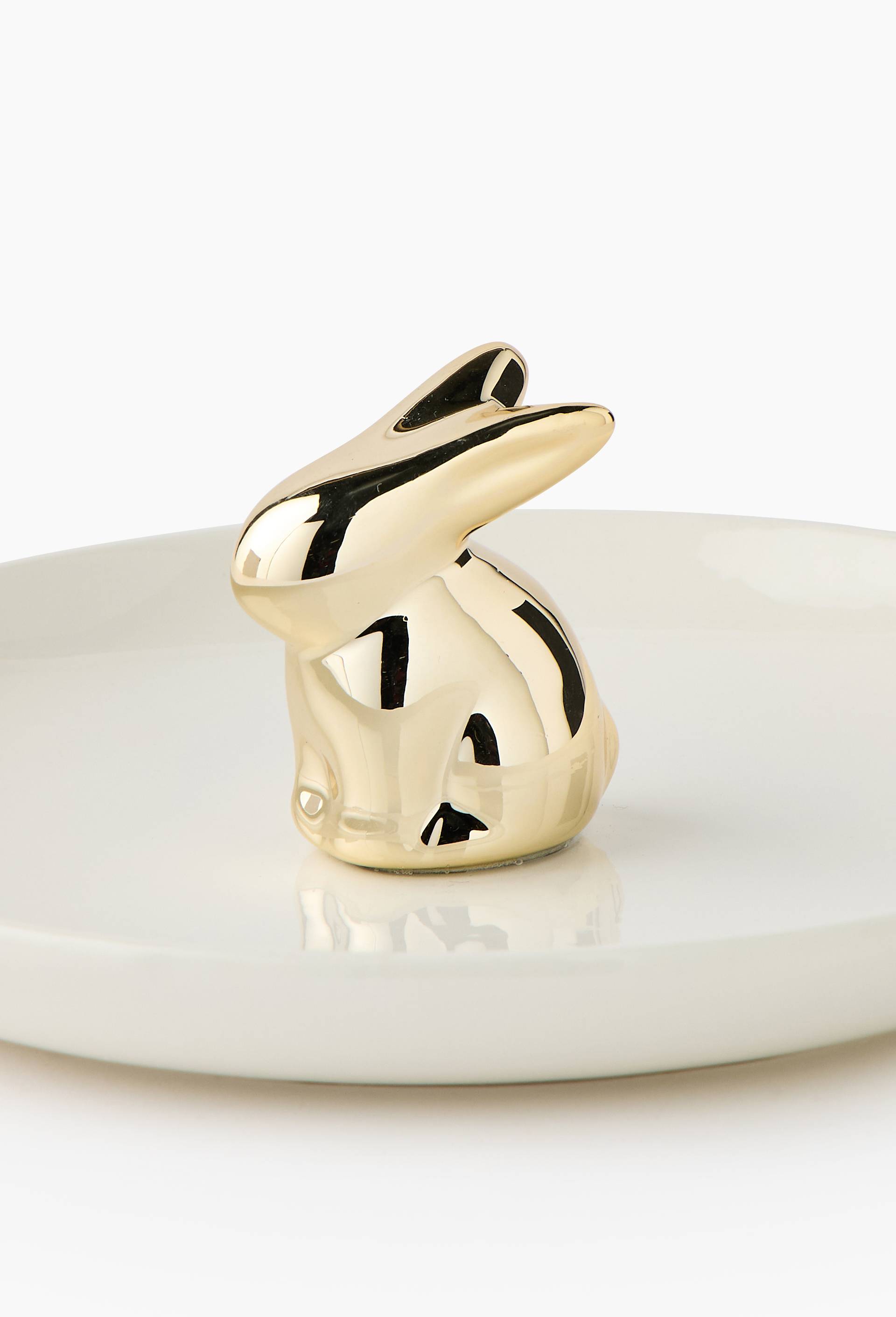 Assiette lapin, 19 cm, Blanc, large image number 0